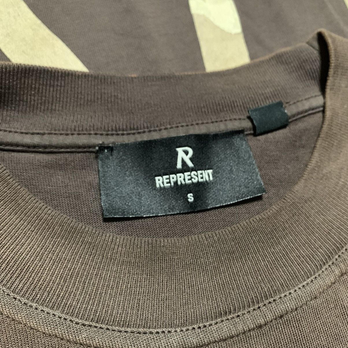 Represent Clo. Represent Small Initial Masking Tape Cedar Brown Tee Size US S / EU 44-46 / 1 - 4 Thumbnail