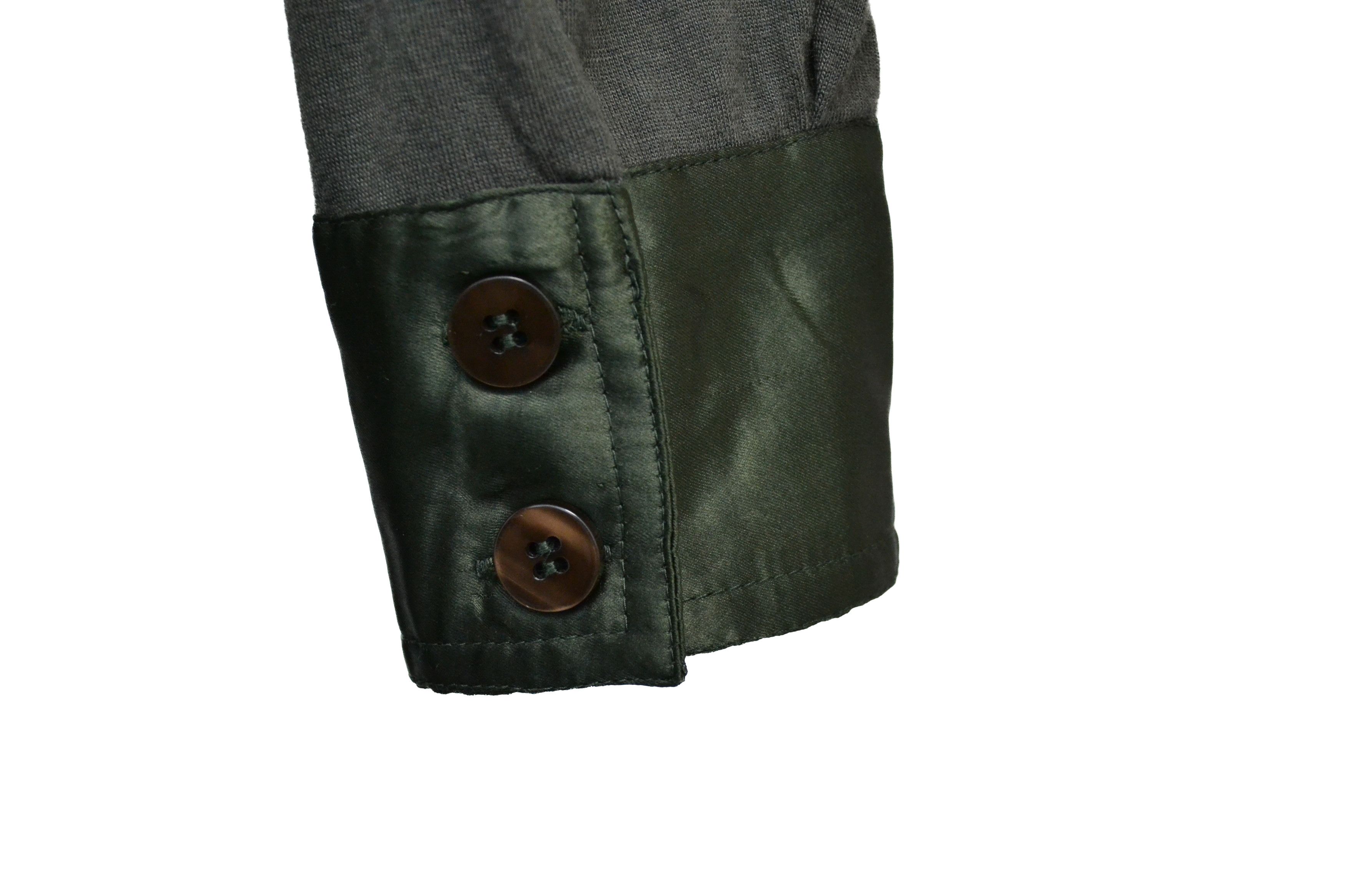 Miss Sixty Miss Sixty Y2K Khaki Green Front Button Dress Size L / US 10 / IT 46 - 3 Thumbnail