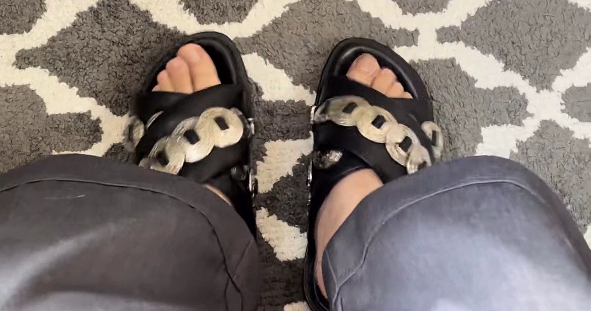 Toga Toga Gold Coin Slippers 38 In Stock (Original Box) Size US 7.5 / IT 37.5 - 3 Thumbnail