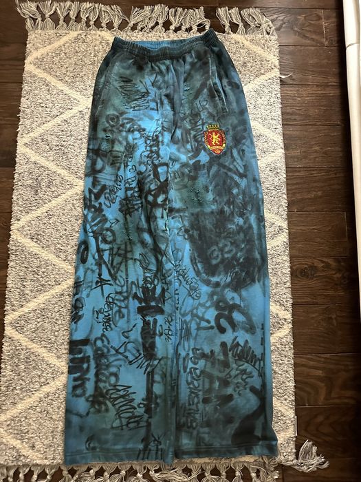 Balenciaga Balenciaga Blue Skater Sweatpants Grailed