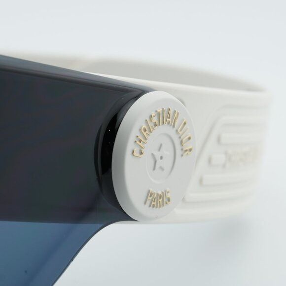 Dior Dior DIORPACIFIC V1U 96B0 Sunglasses White Geometric Frame Size ONE SIZE - 5 Thumbnail