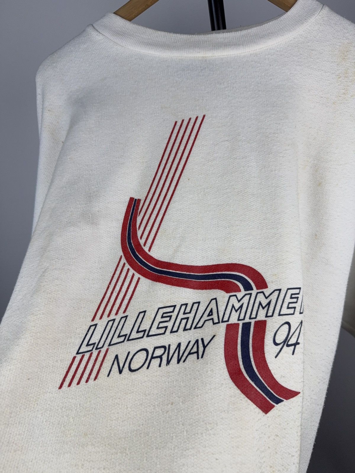 USA Olympics Vintage 90s Lillehammer 94 Sweatshirt Italy L-XL Olympic Size US XL / EU 56 / 4 - 6 Thumbnail