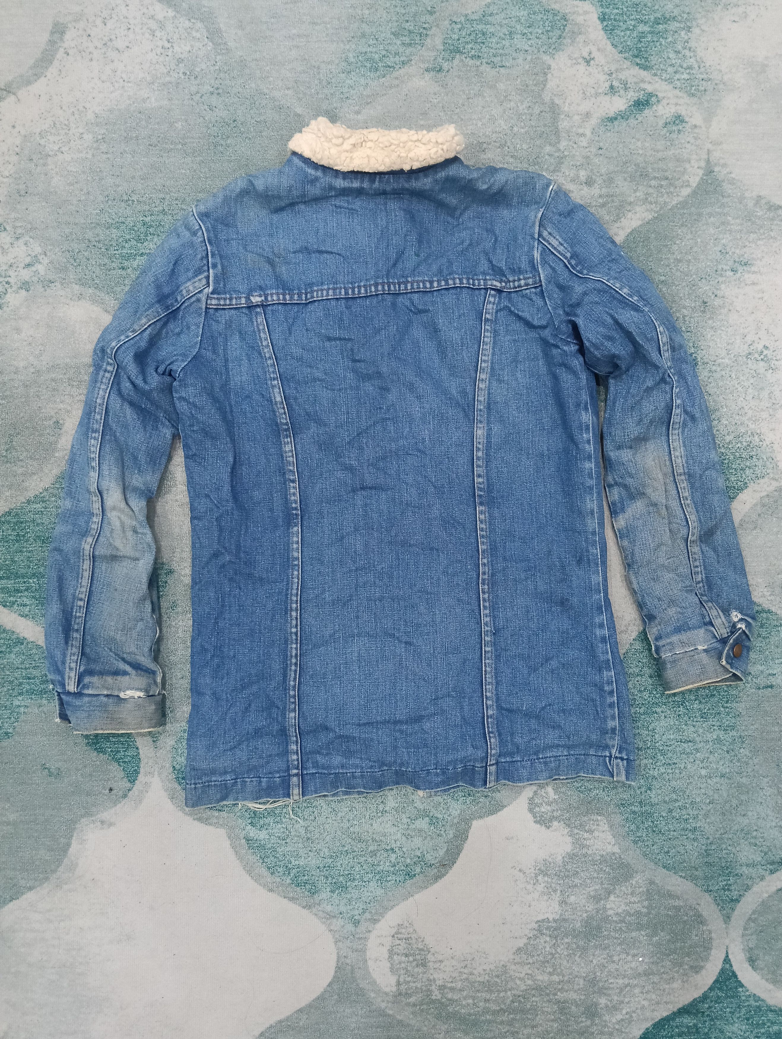 Vintage × Wrangler Vintage Wrangler Sherpa Jacket Size L / US 10 / IT 46 - 3 Thumbnail