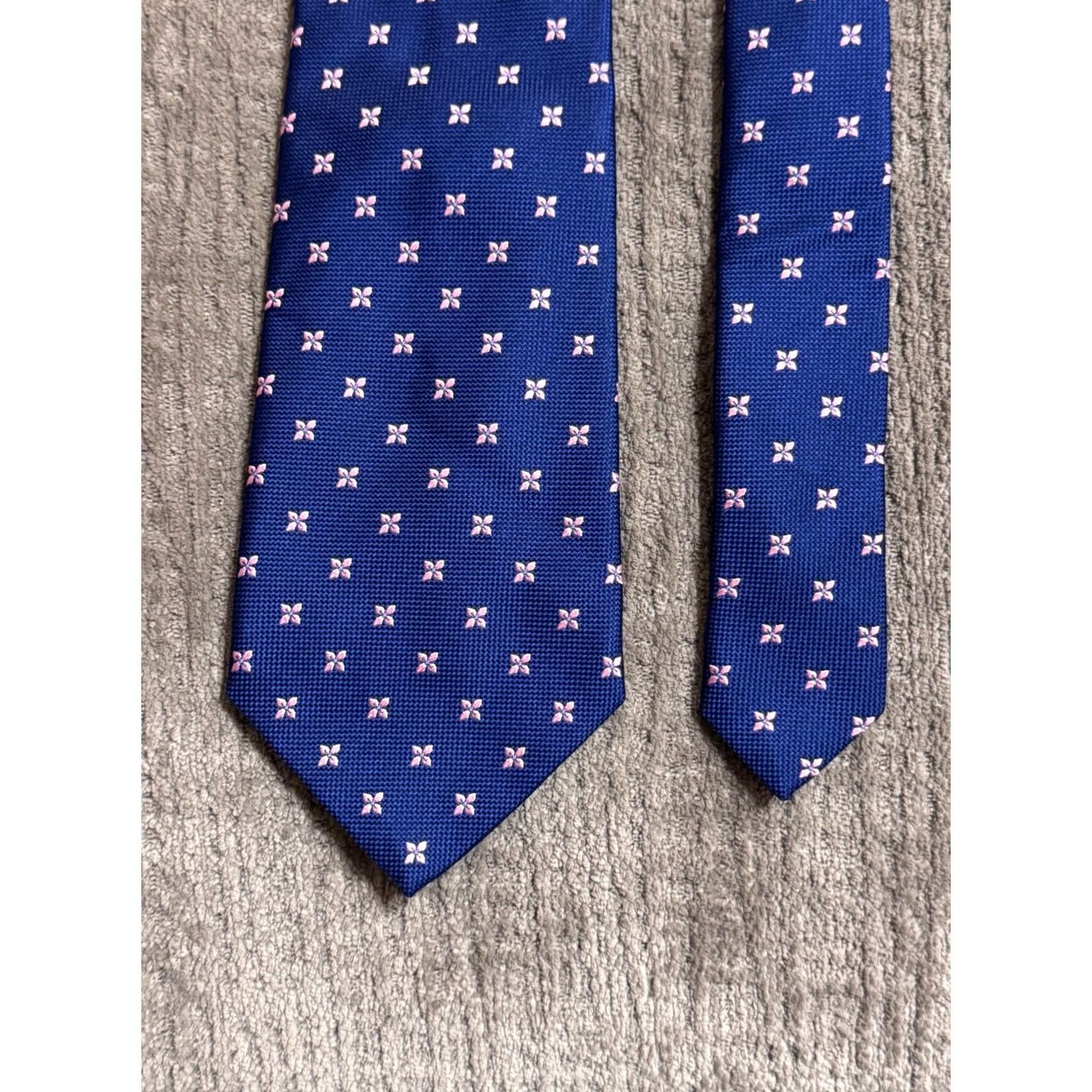Pinko Thomas Pink Mens Necktie Silk Made In France Silk Necktie Tie MINT Multicolor Ascot Brand: Thomas Pink Size ONE SIZE - 2 Thumbnail