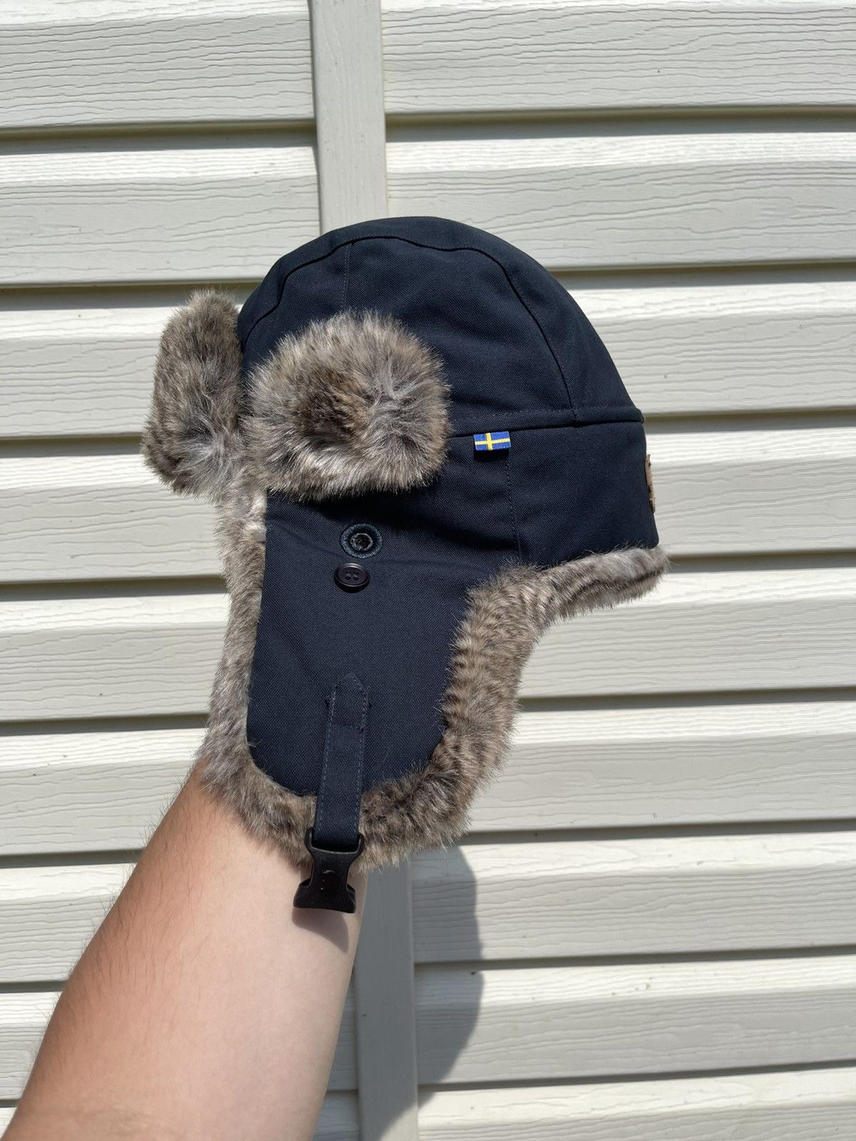 Fjallraven Fjallraven G1000 Faux Fur Singi Trapper Winter Outdoor Hat Size ONE SIZE - 1 Thumbnail