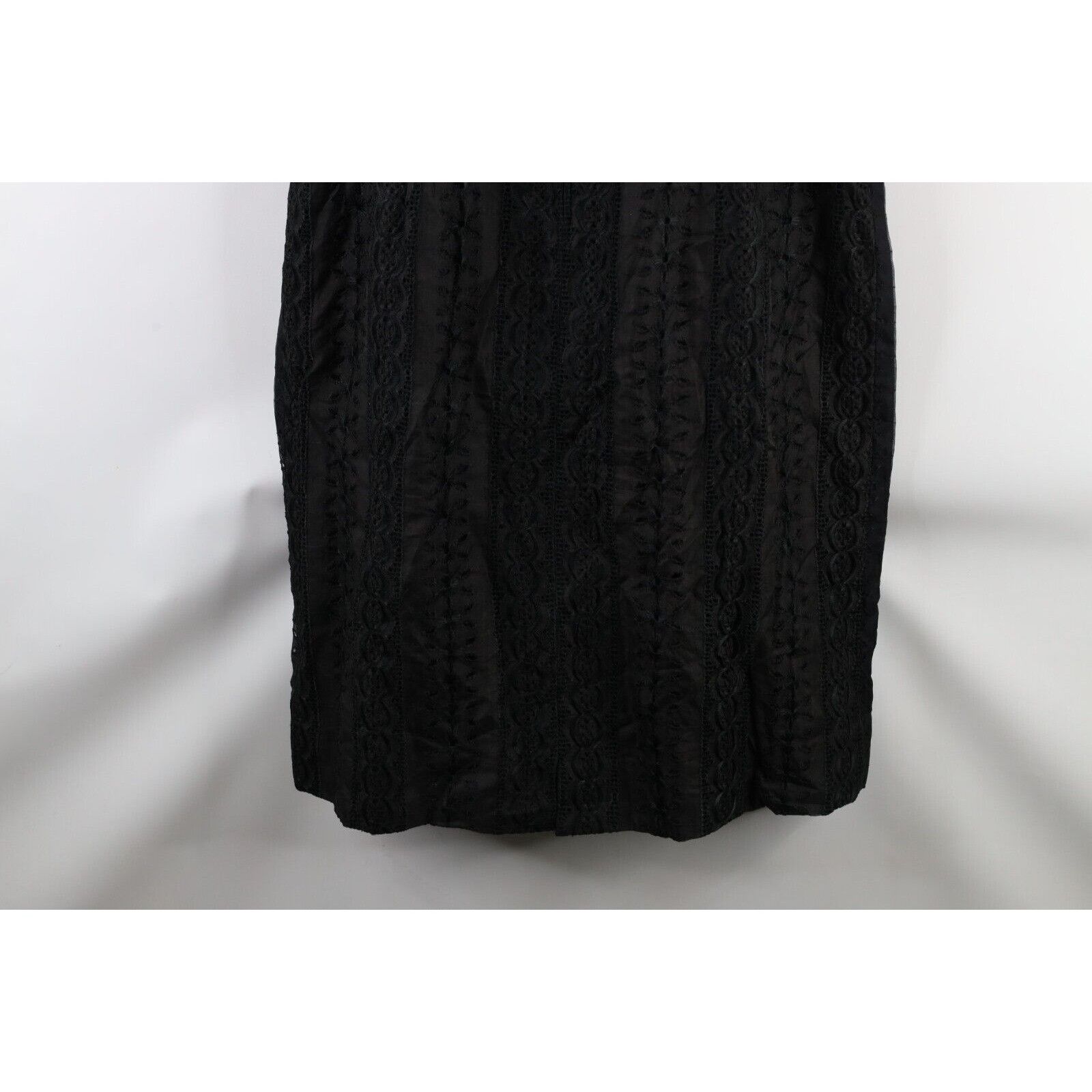 Vintage Vintage 50s 60s Rockabilly Distressed Lace Flower Dress Size XL / US 12-14 / IT 48-50 - 14 Thumbnail