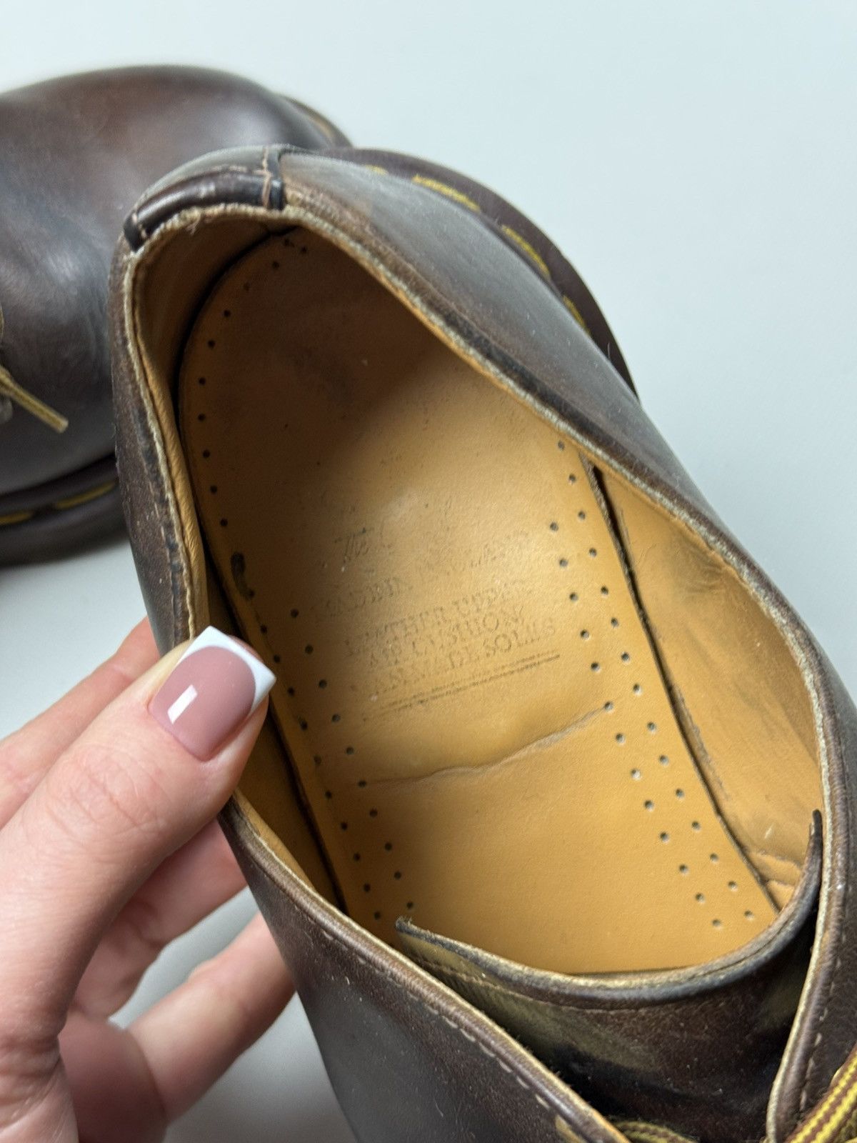 Dr. Martens De. Martens 1461 Vintage Leather Low Top Oxford Boots Shoes Size US 8 / EU 41 - 24 Thumbnail