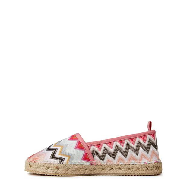 Missoni o1g2r1mq1124 Chevron Espadrilles in Multicolor Size US 9 / IT 39 - 2 Thumbnail