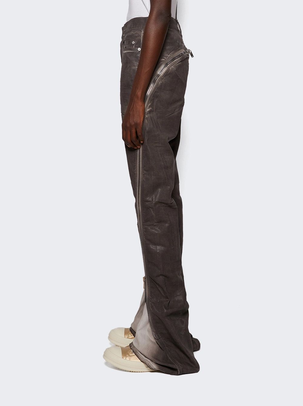 Rick Owens o1mle0426 Bolan Banana Denim Pants in Gray Size 30" / US 8 / IT 44 - 3 Thumbnail