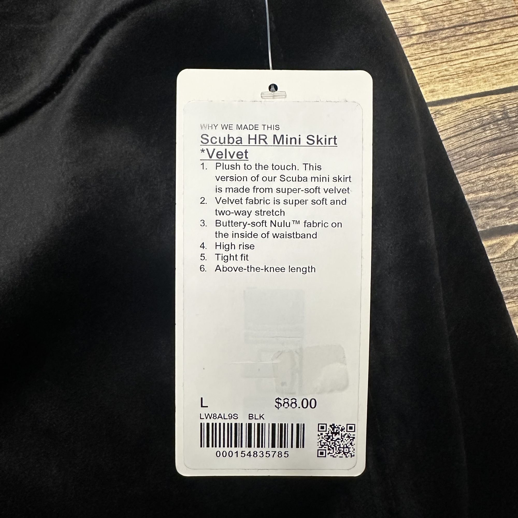 Lululemon Lululemon Scuba High Rise Mini Skirt Velvet NWT Size Large Size 32" / US 10 / IT 46 - 9 Thumbnail