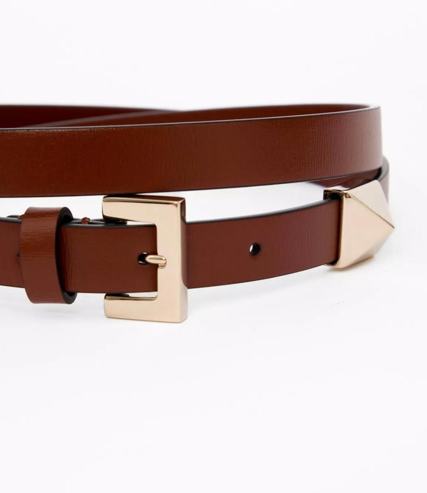Designer Valentino leather belt size 80 Size ONE SIZE - 2 Thumbnail
