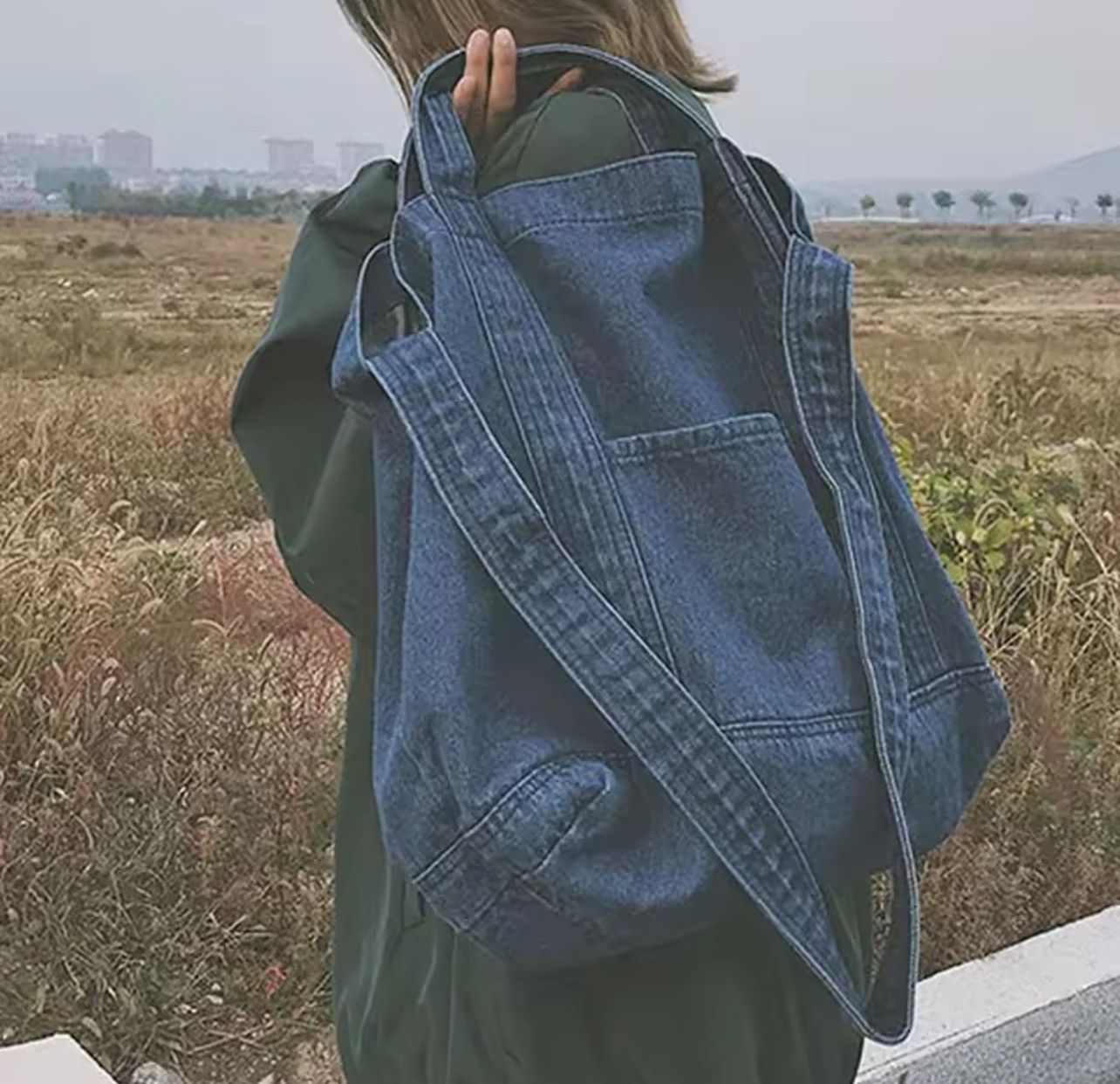 Japanese Brand × Jean Denim Shoulder Bag Size ONE SIZE - 1 Thumbnail
