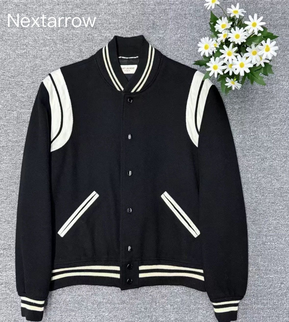 Saint Laurent Paris × Yves Saint Laurent Saint Laurent SLP black and white jacket 2412-Nextarrow Size US M / EU 48-50 / 2 - 1 Thumbnail