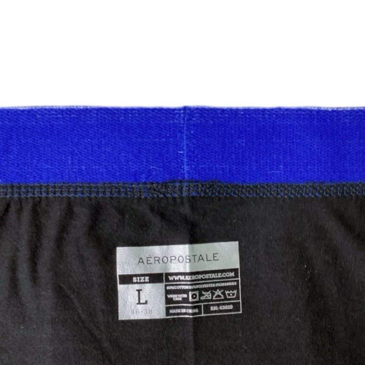 Aeropostale Aeropostale Men’s Black / Blue Boxer Briefs Size Large Size 36 - 3 Thumbnail