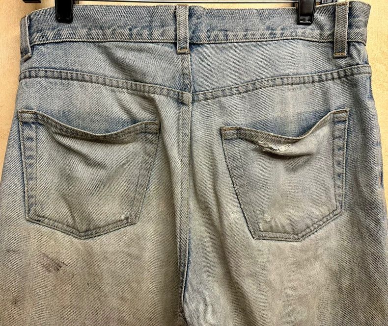Helmut Lang HELMUT LANG size31 Wash and sun age jeans Size US 31 - 5 Thumbnail