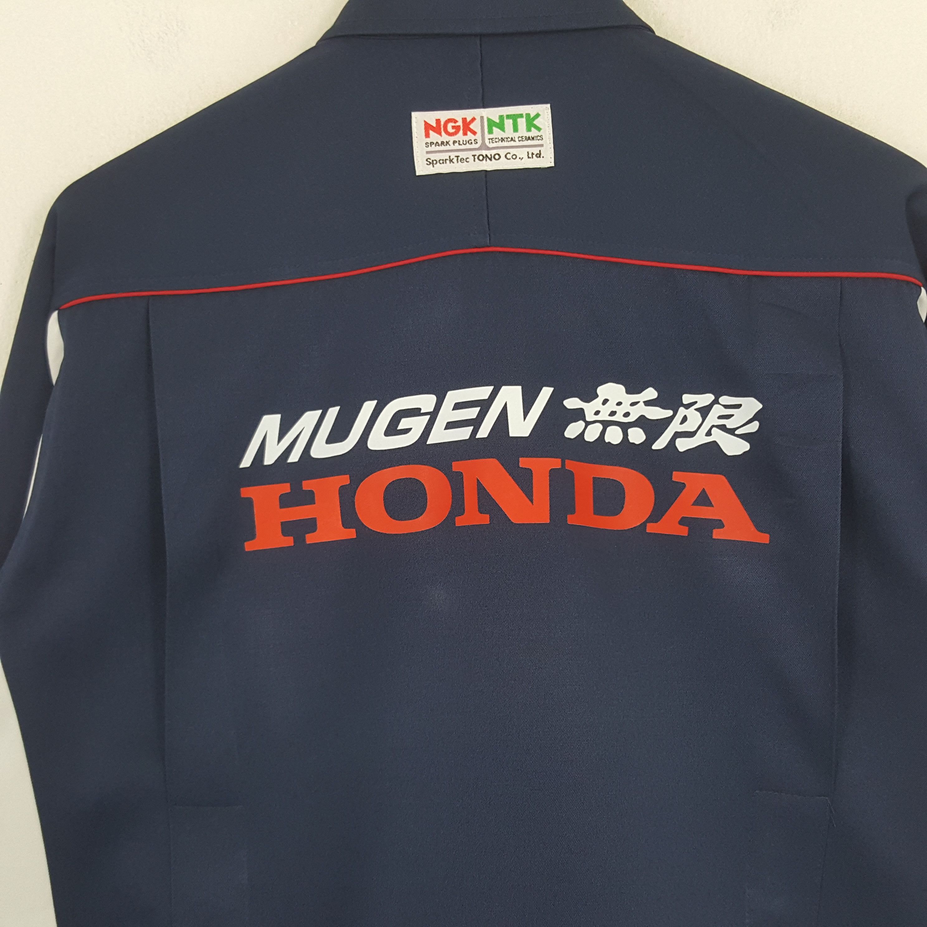 Honda × Japanese Brand × Vintage Vintage Mugen Honda Japanese Racing Team Custom Art Jacket Size US XL / EU 56 / 4 - 2 Thumbnail