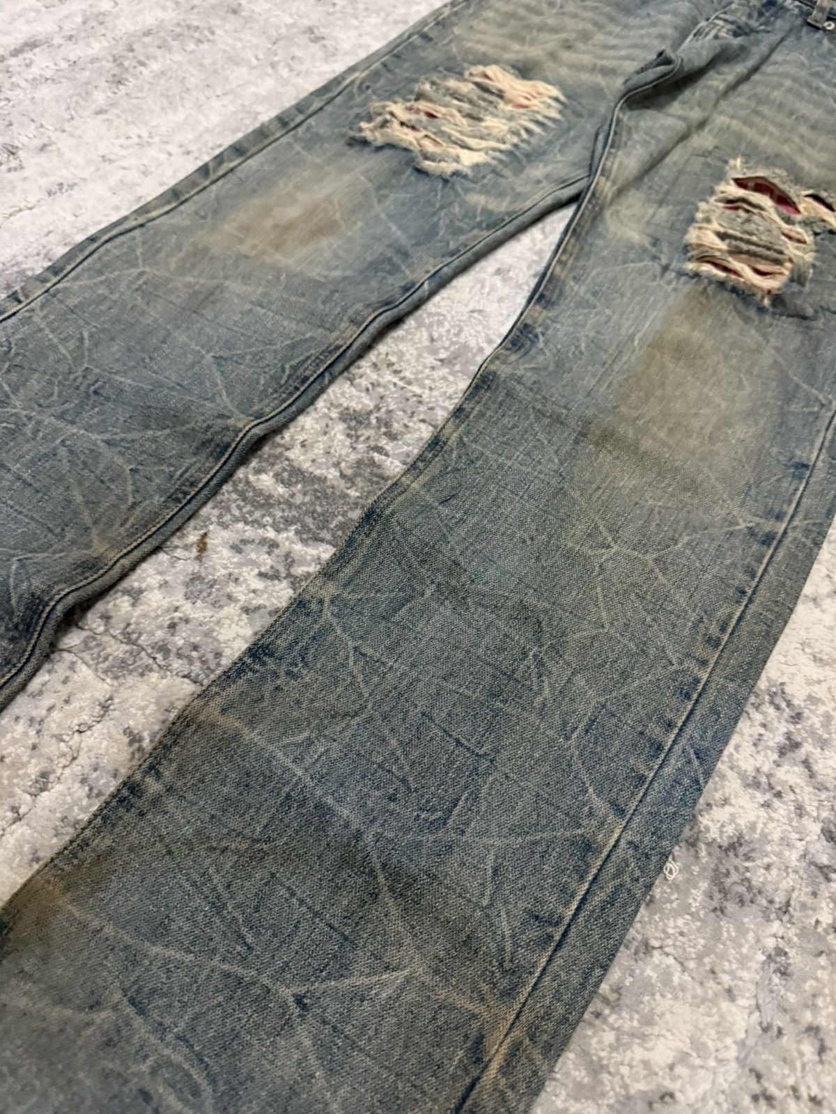 Hysteric Glamour Hysteric Glamour Style Studded Distressed Double Waist Jeans Size US 30 / EU 46 - 11 Thumbnail