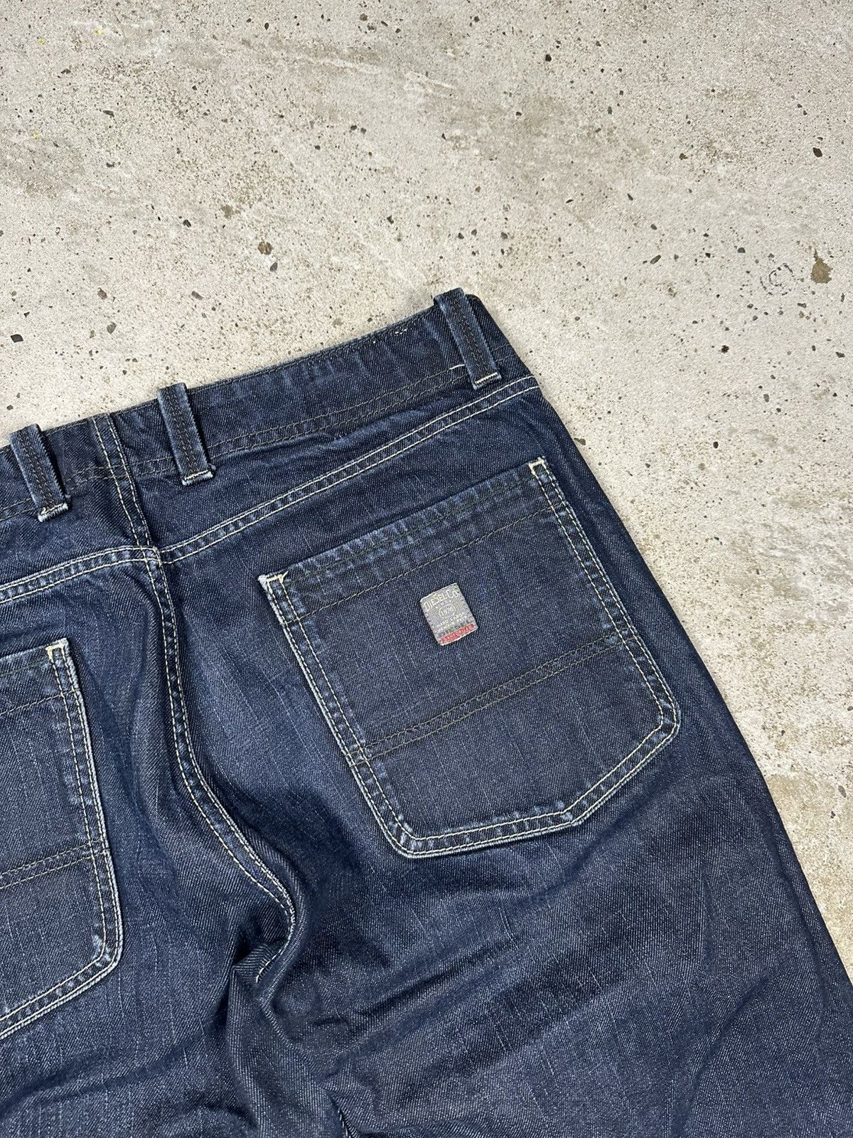 Diesel Vintage Y2K Diesel Big Pockets Navy Jeans Denim Pants Size US 33 - 16 Thumbnail