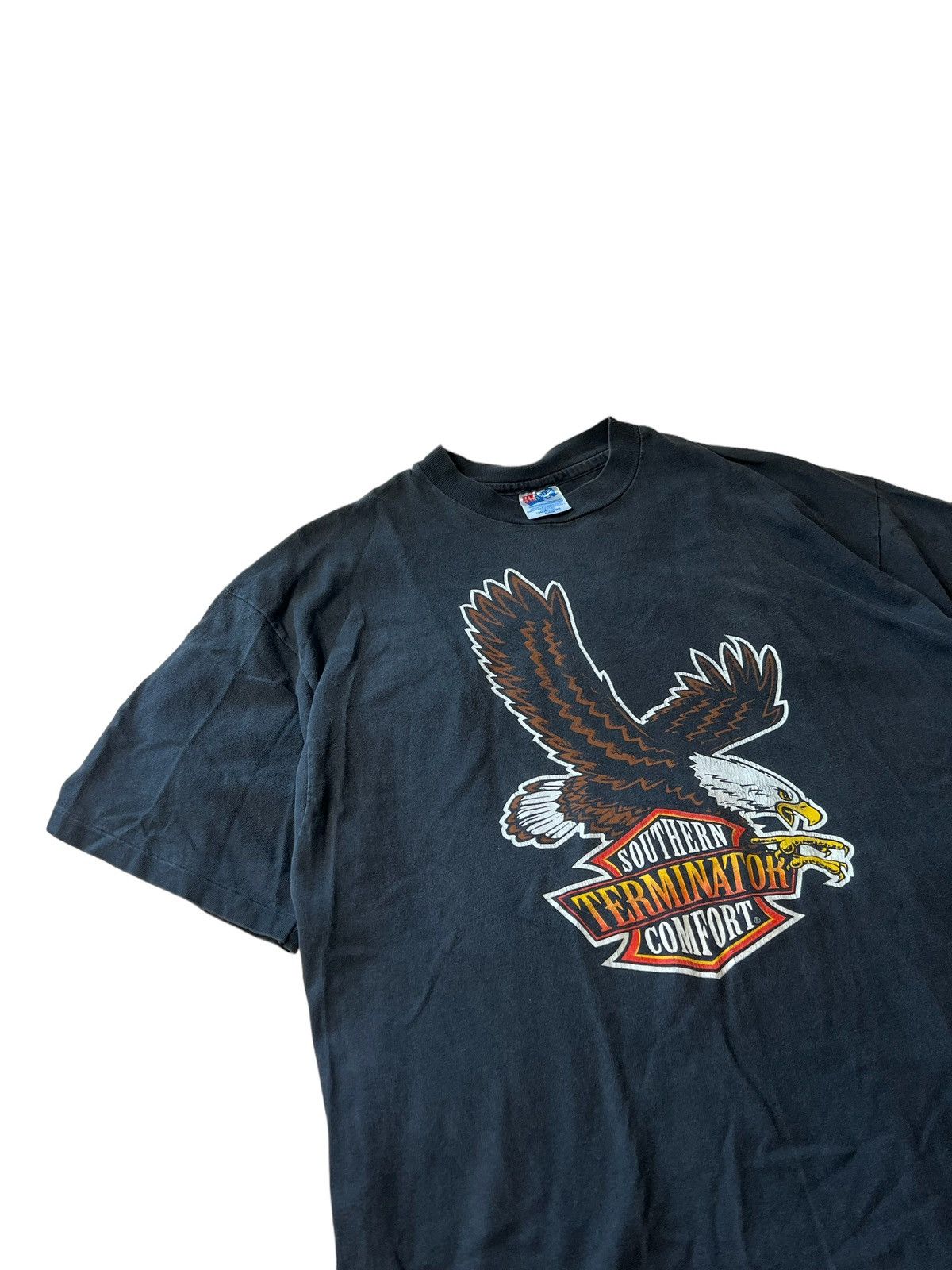 Vintage Vintage Biker Eagle Tee 90s Size US XL / EU 56 / 4 - 2 Thumbnail