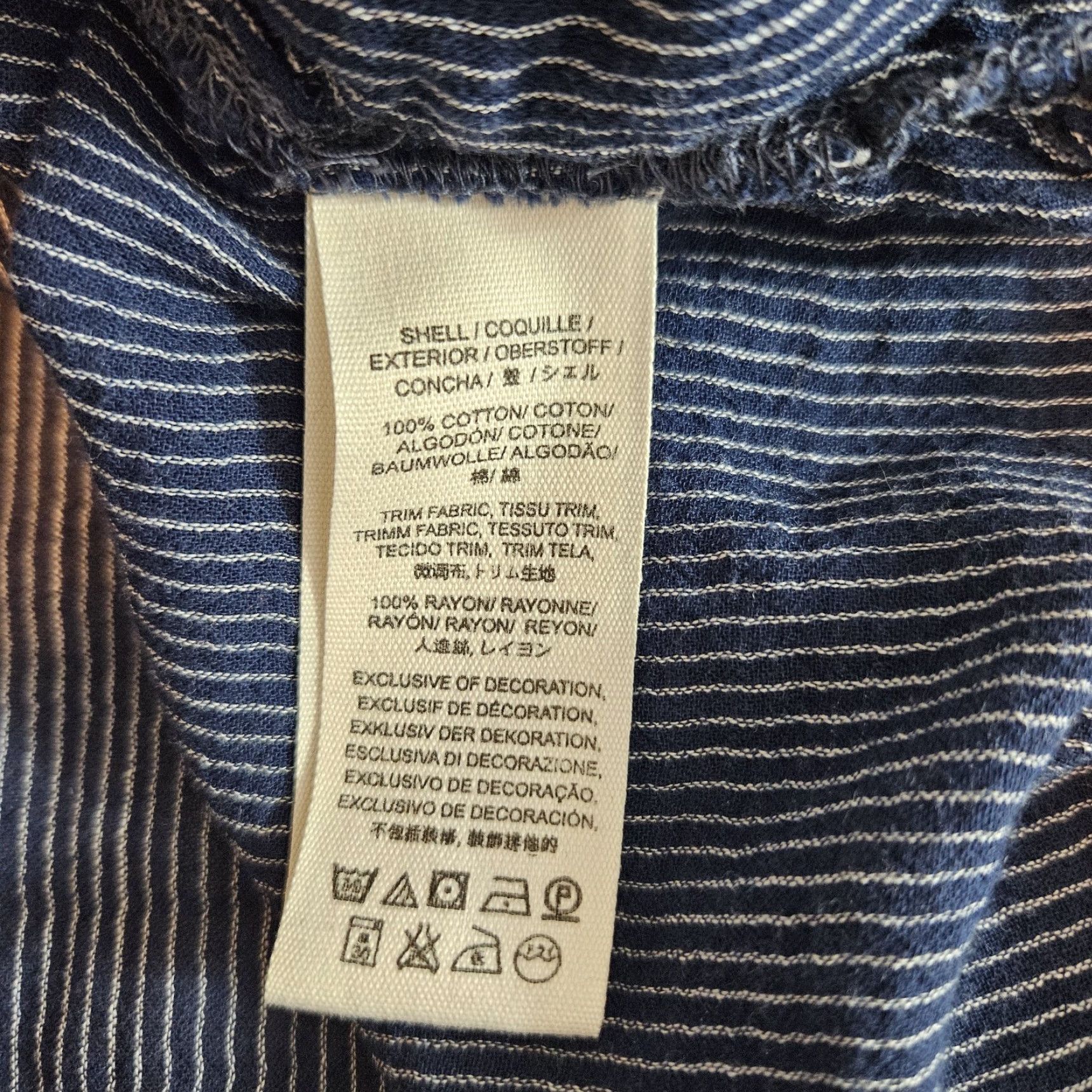 Free People Free People Hearts and Colors Tunic Top Blouse L Blue Green Stripe Floral Womens Shirt Size L / US 10 / IT 46 - 4 Thumbnail