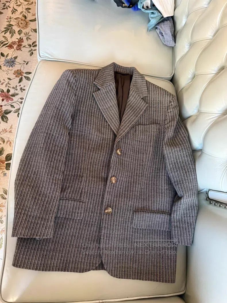Acne Studios Acne Studios Striped blazer jacket, classic three-button d Size 4XL / US 24-26 - 3 Thumbnail