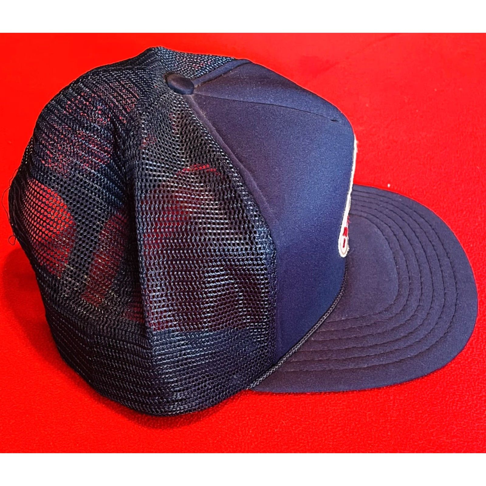 Vintage VINTAGE Men’s Blue SO MO Dist 1987 Pow Wow Baseball Hat Cap Adjustable Snapback Size ONE SIZE - 5 Thumbnail