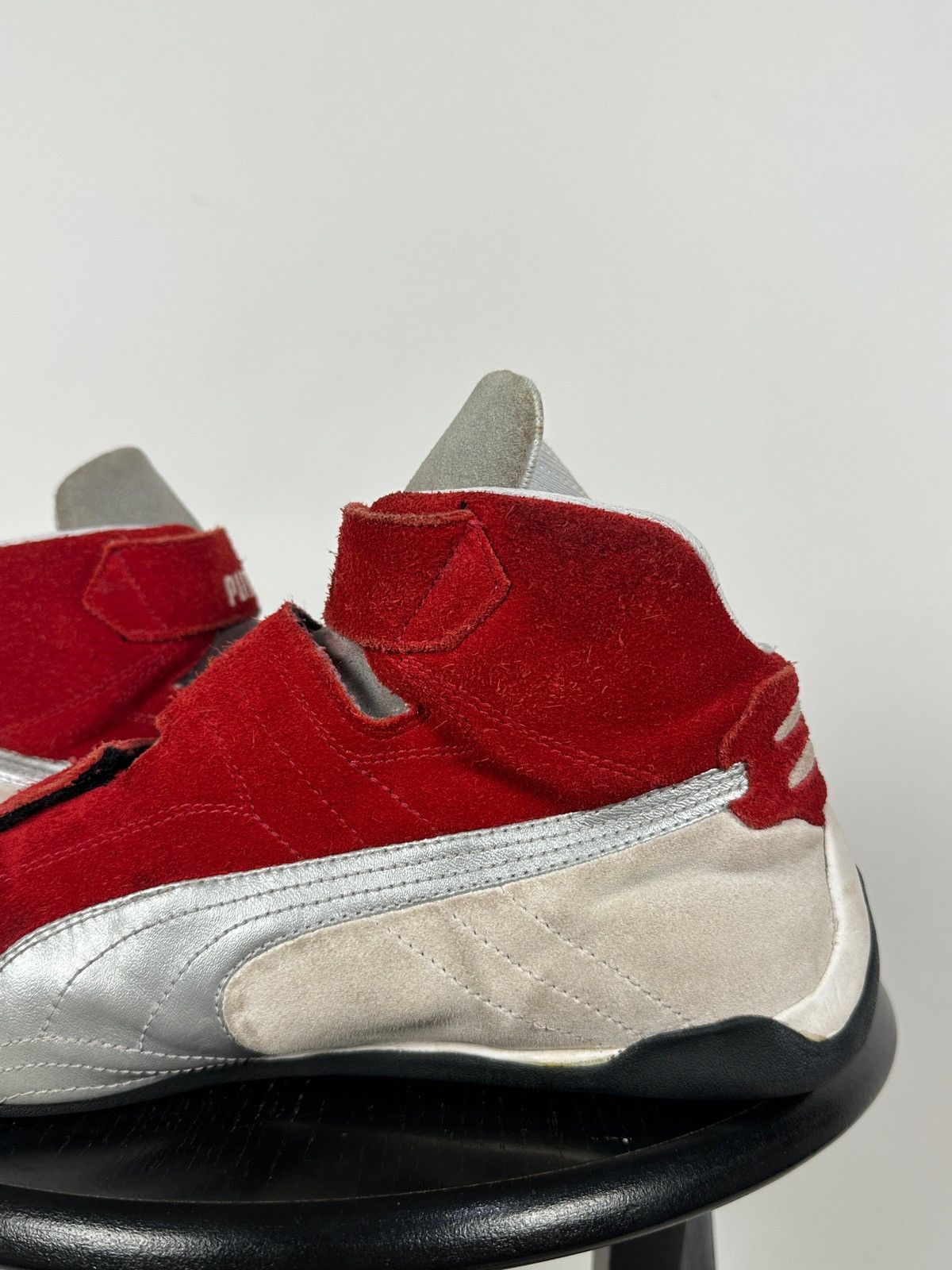Puma Vintage Puma F1 KartCat SpeedCat Red Suede Sneakers Size US 10 / EU 43 - 16 Thumbnail