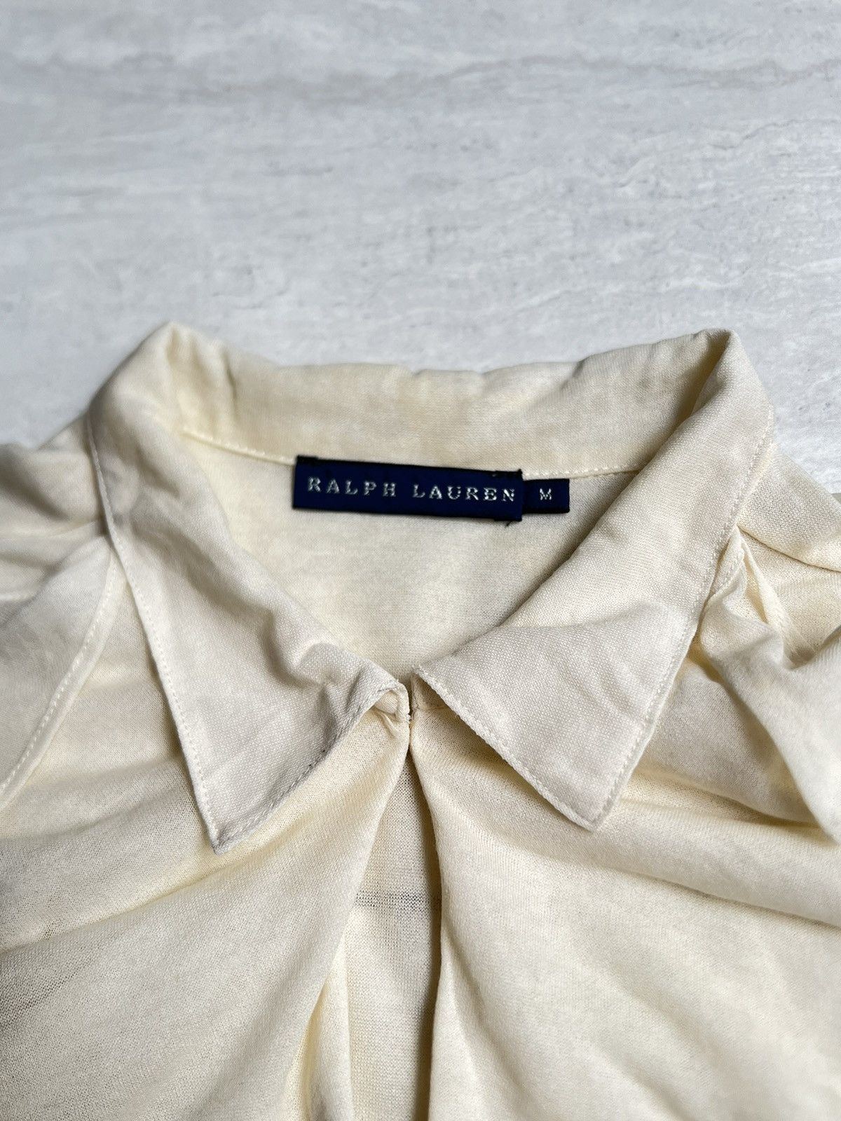 Ralph Lauren RALPH LAURENT Cream Shirt Size XS / US 0-2 / IT 36-38 - 6 Thumbnail