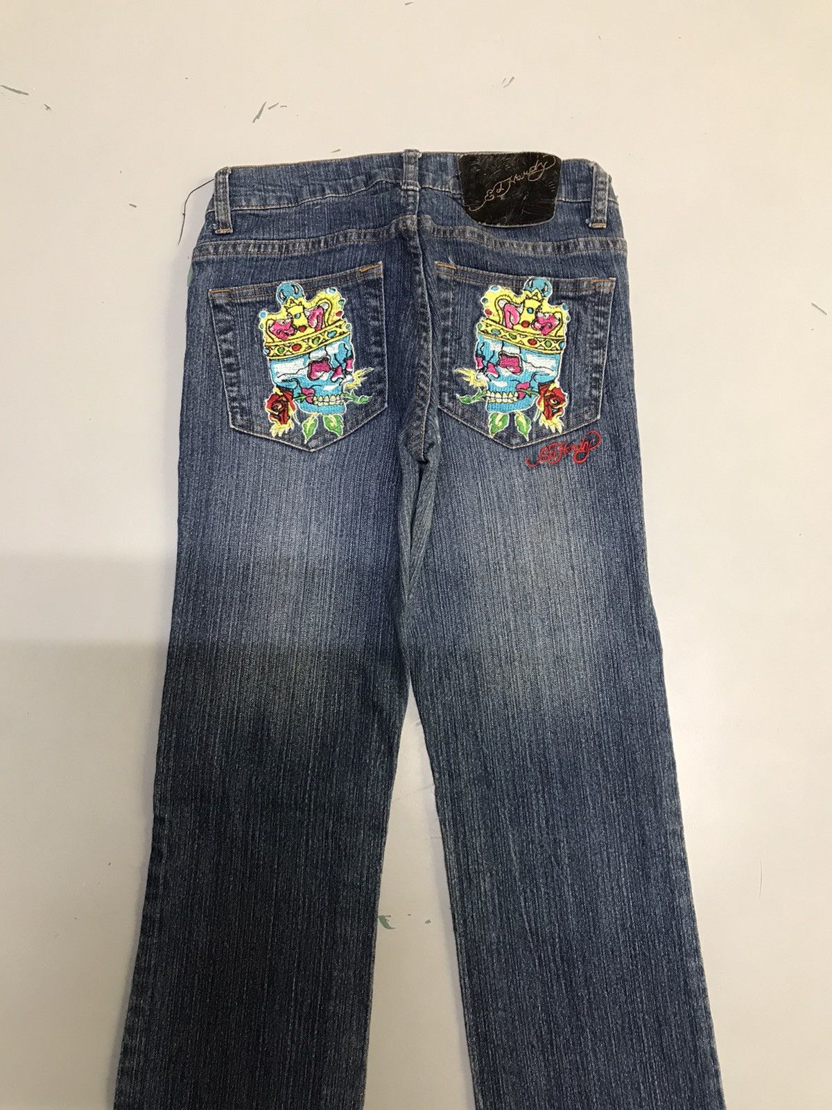 Ed Hardy Vintage Ed hardy embroidered denim Size 28" / US 6 / IT 42 - 11 Thumbnail