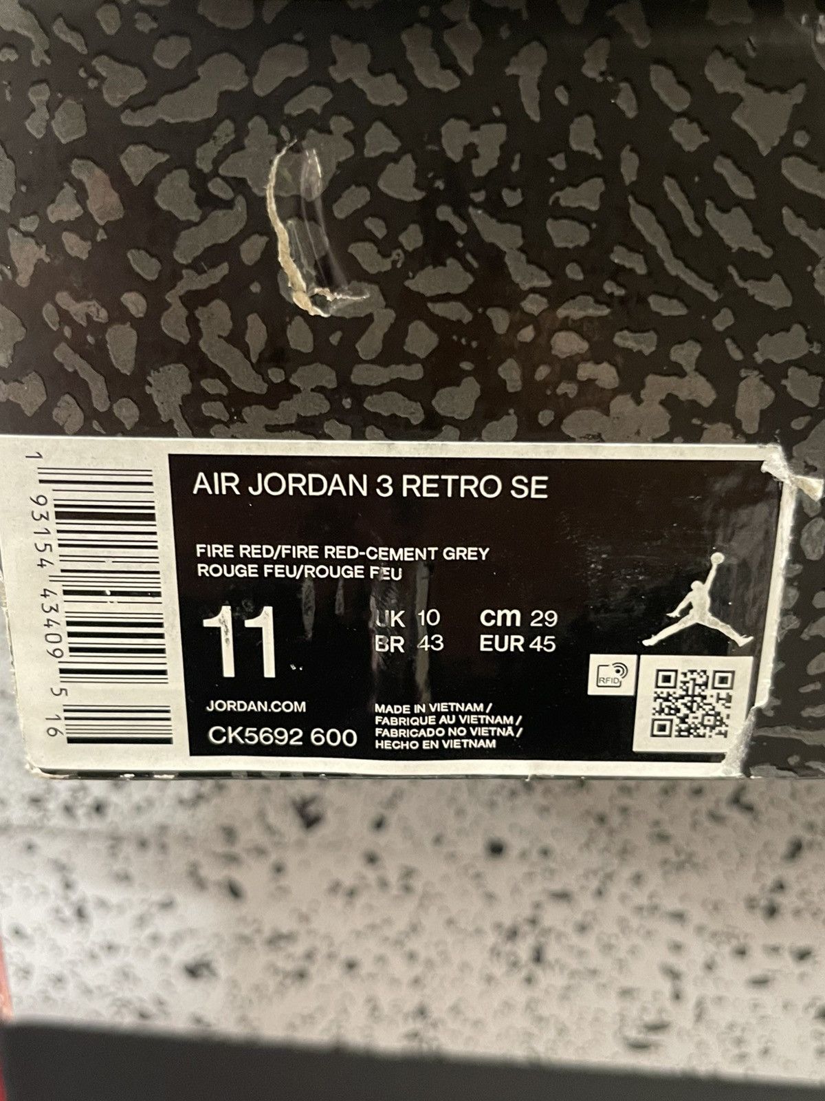 Jordan Brand Jordan 3 SE Size US 11 / EU 44 - 13 Thumbnail