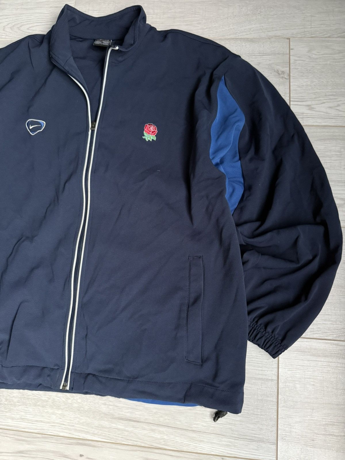 Nike × Vintage Vintage Nike track jacket England rugby jersey 90’s Size US L / EU 52-54 / 3 - 2 Thumbnail