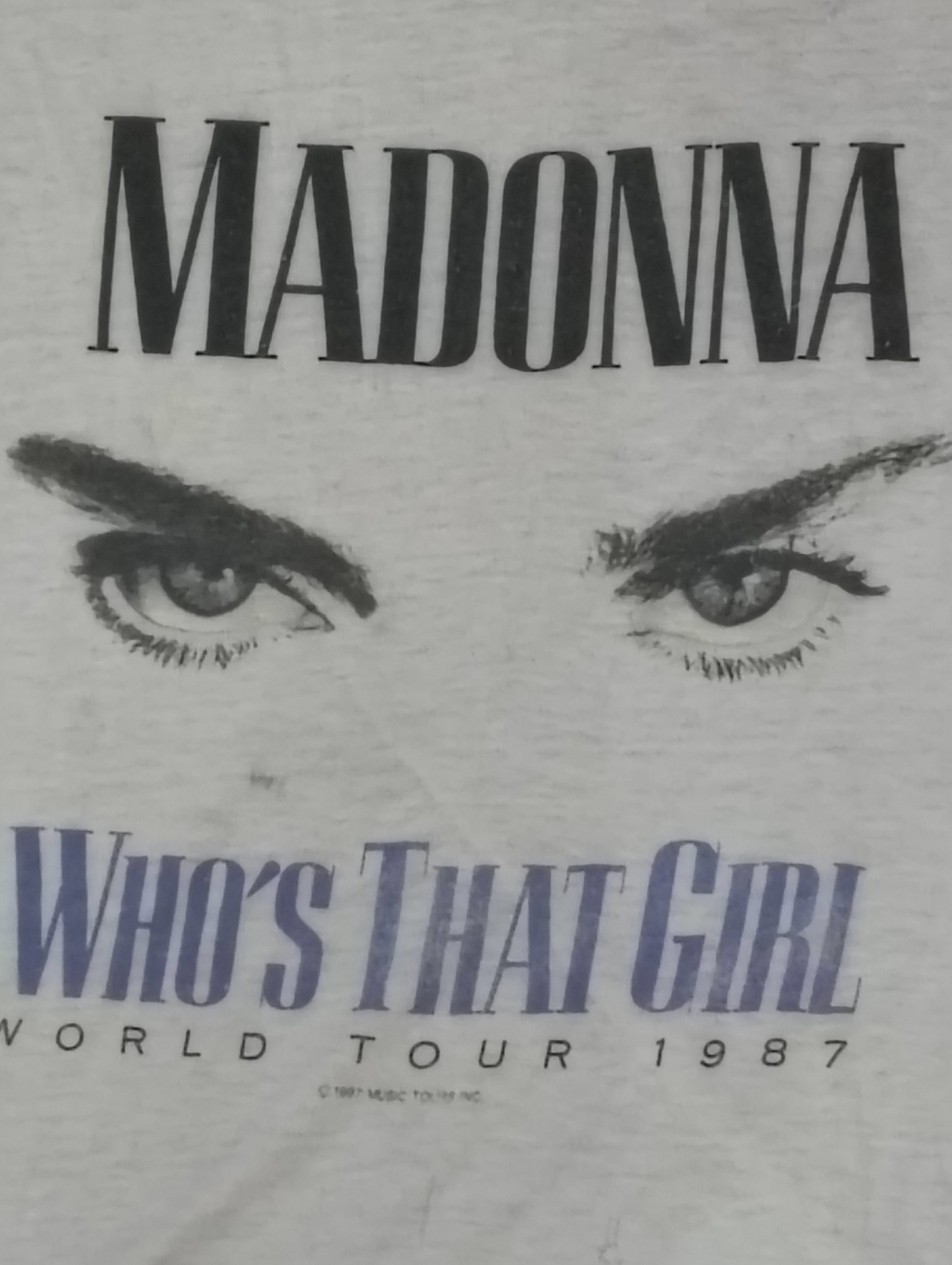Other MADONNA Who's That Girl World Tour 1987 50/50 ring t-shirt Size US L / EU 52-54 / 3 - 3 Thumbnail