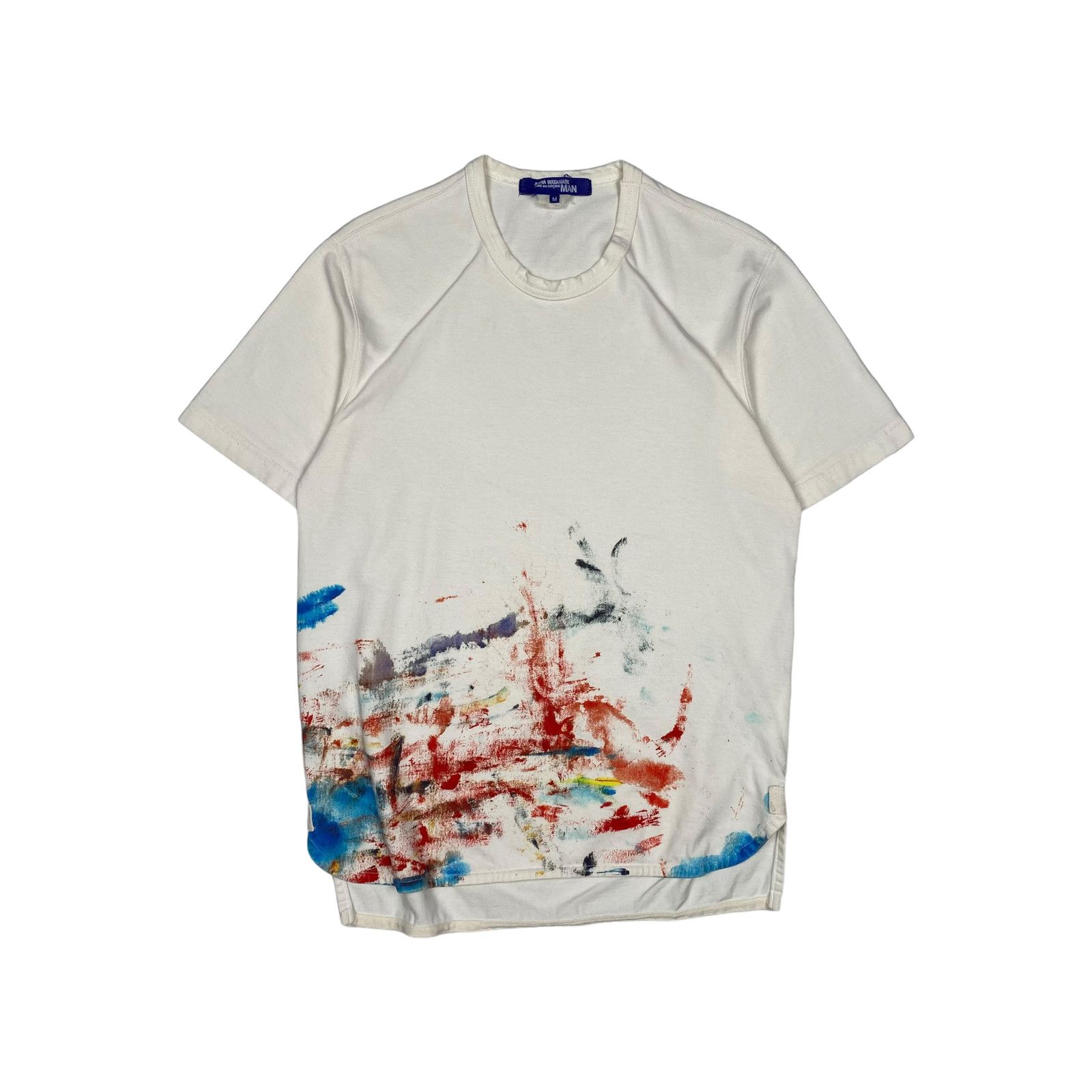 Junya Watanabe Junya Watanabe White Paint Splatter Tee Size US M / EU 48-50 / 2 - 1 Thumbnail