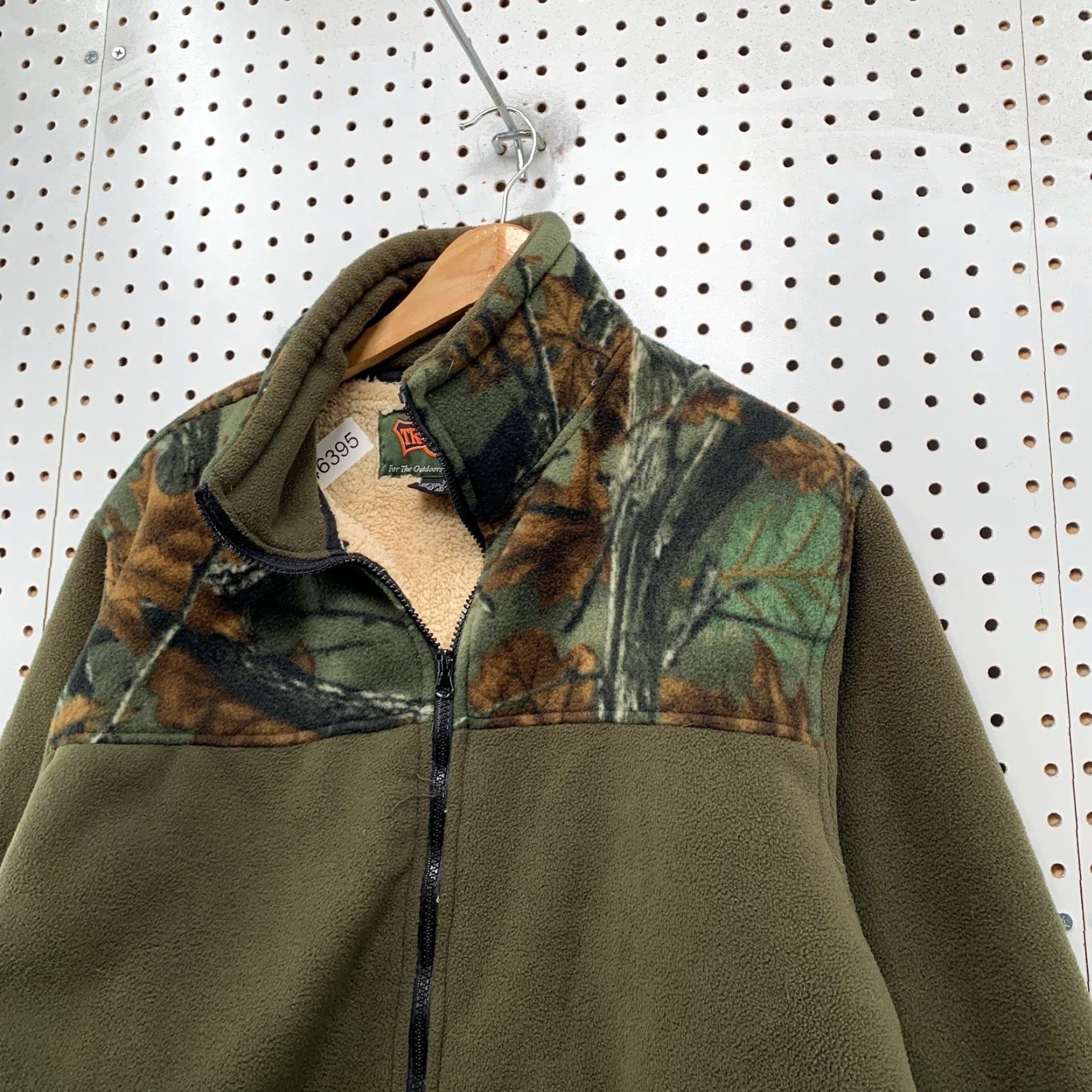 Vintage TrailCrest Jacket Mens Large Green Camouflage Fleece Sherpa Lined Outdoor Size US L / EU 52-54 / 3 - 6 Thumbnail