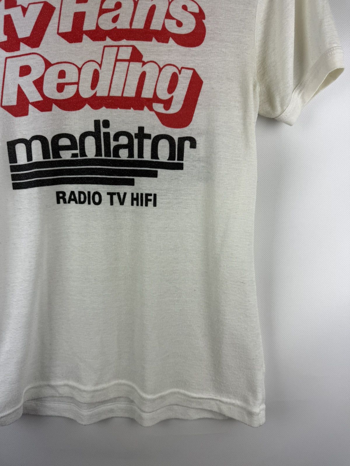 Other Vintage 80s TV Hans Reding Graphic Print Promo T Shirt Size US M / EU 48-50 / 2 - 7 Thumbnail