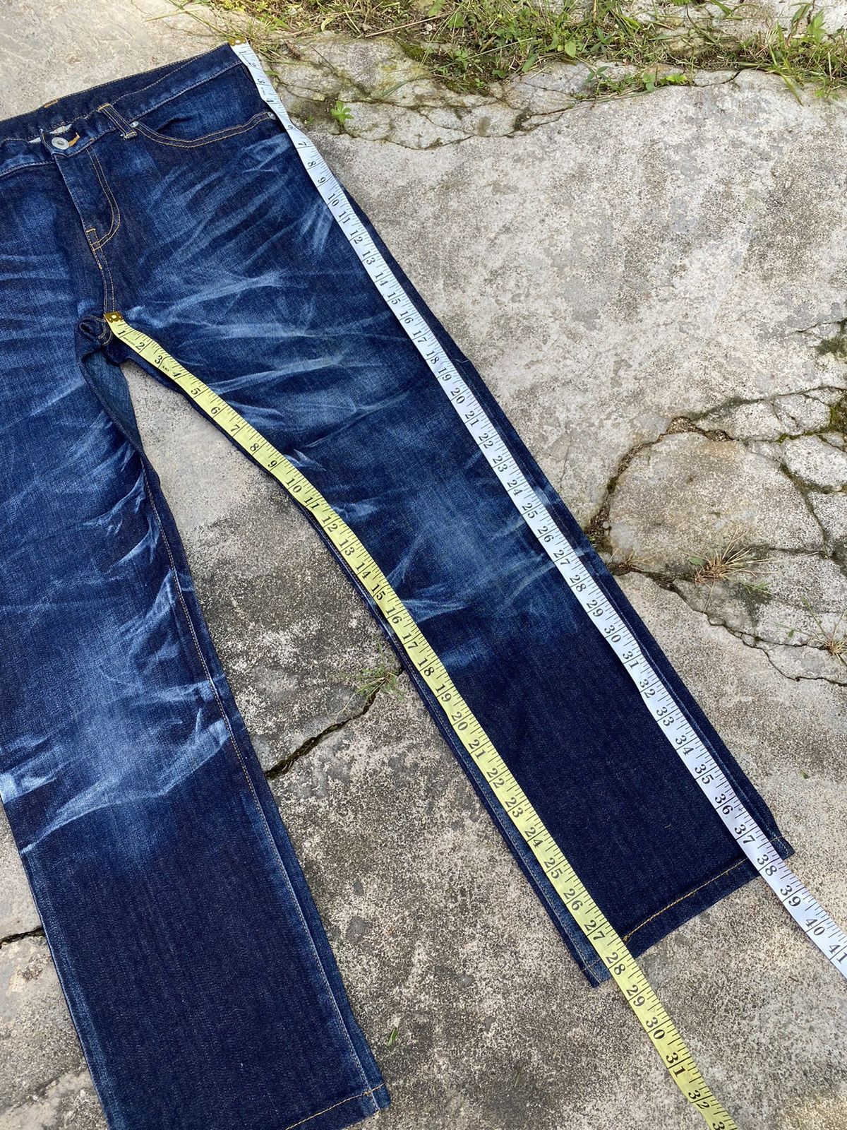 Tornado Mart 🔥 Made in Japan 🔥 Vintage Tornado Mart Denim Pants Size US 35 - 13 Thumbnail