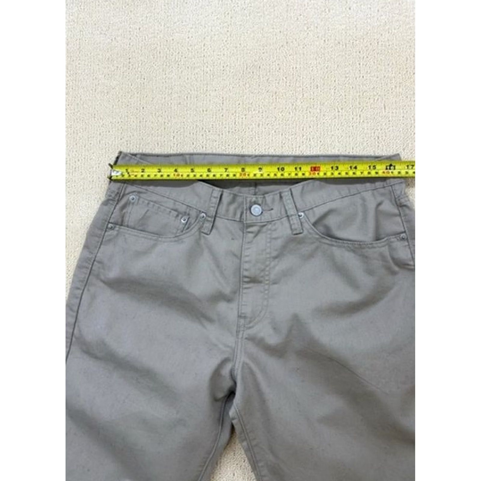 Levi's Levi's 513 Slim Straight Jeans Grey Mens Size 34x30 Stretch 5-Pocket Size US 34 / EU 50 - 6 Thumbnail