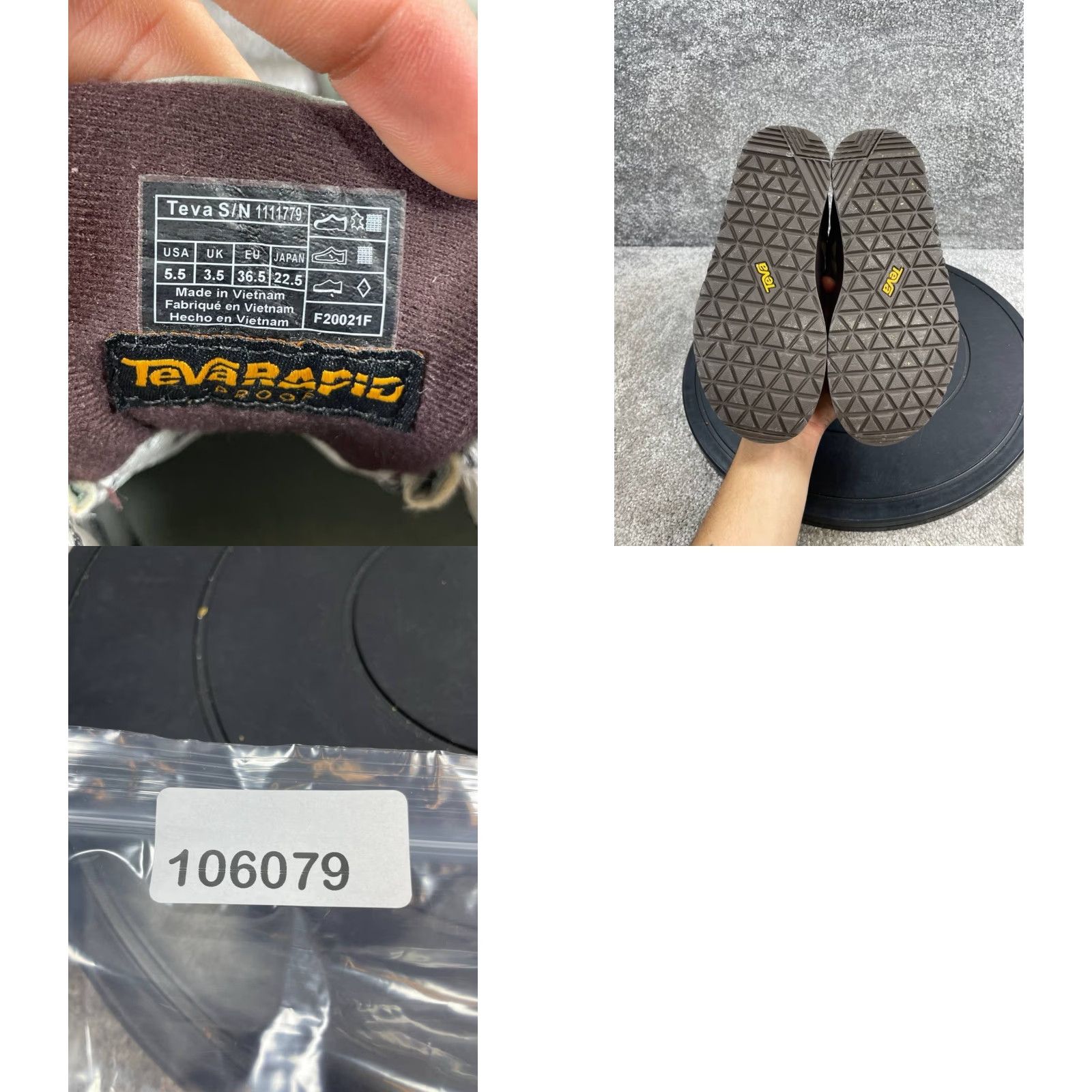 Teva VINTAGE Teva Women's Hiking Boots Ankle Waterproof Leather Size 5.5 Burgundy Fall Winter Size US 5.5 / IT 35.5 - 8 Thumbnail