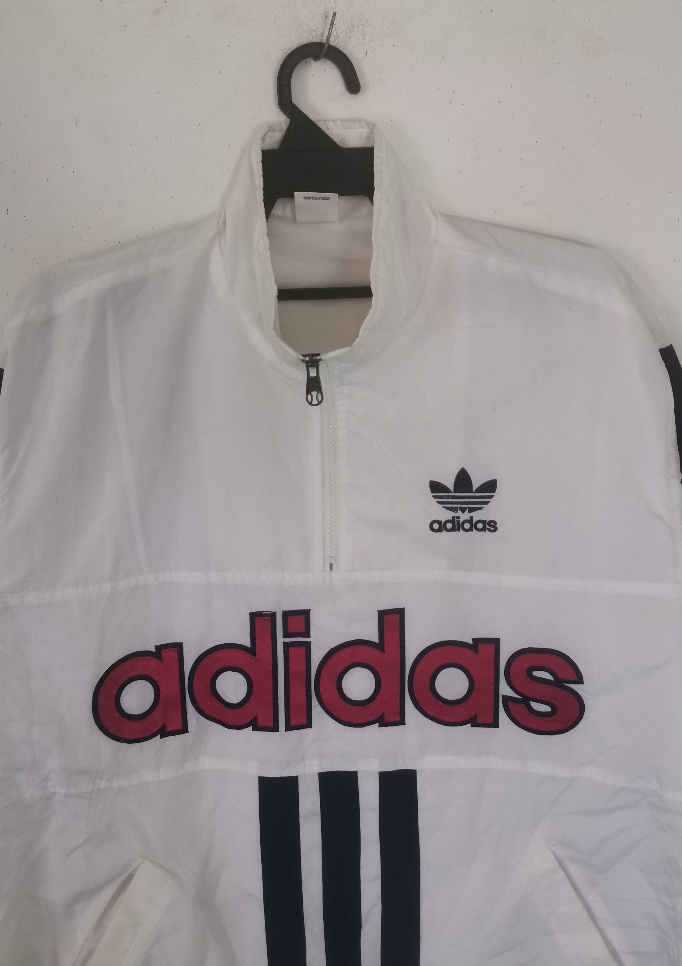 Adidas × Vintage Rare Vintage Adidas sweater big logo Size US M / EU 48-50 / 2 - 2 Thumbnail