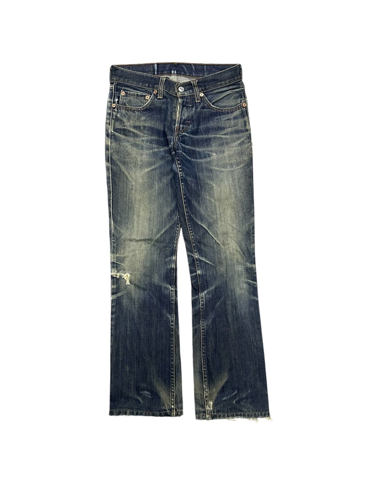 Levi's Vintage Clothing VINTAGE 90s LEVIS WASHABLE DISTRESSED JEANS NICE DESIGN Size 28" / US 6 / IT 42 - 2 Thumbnail