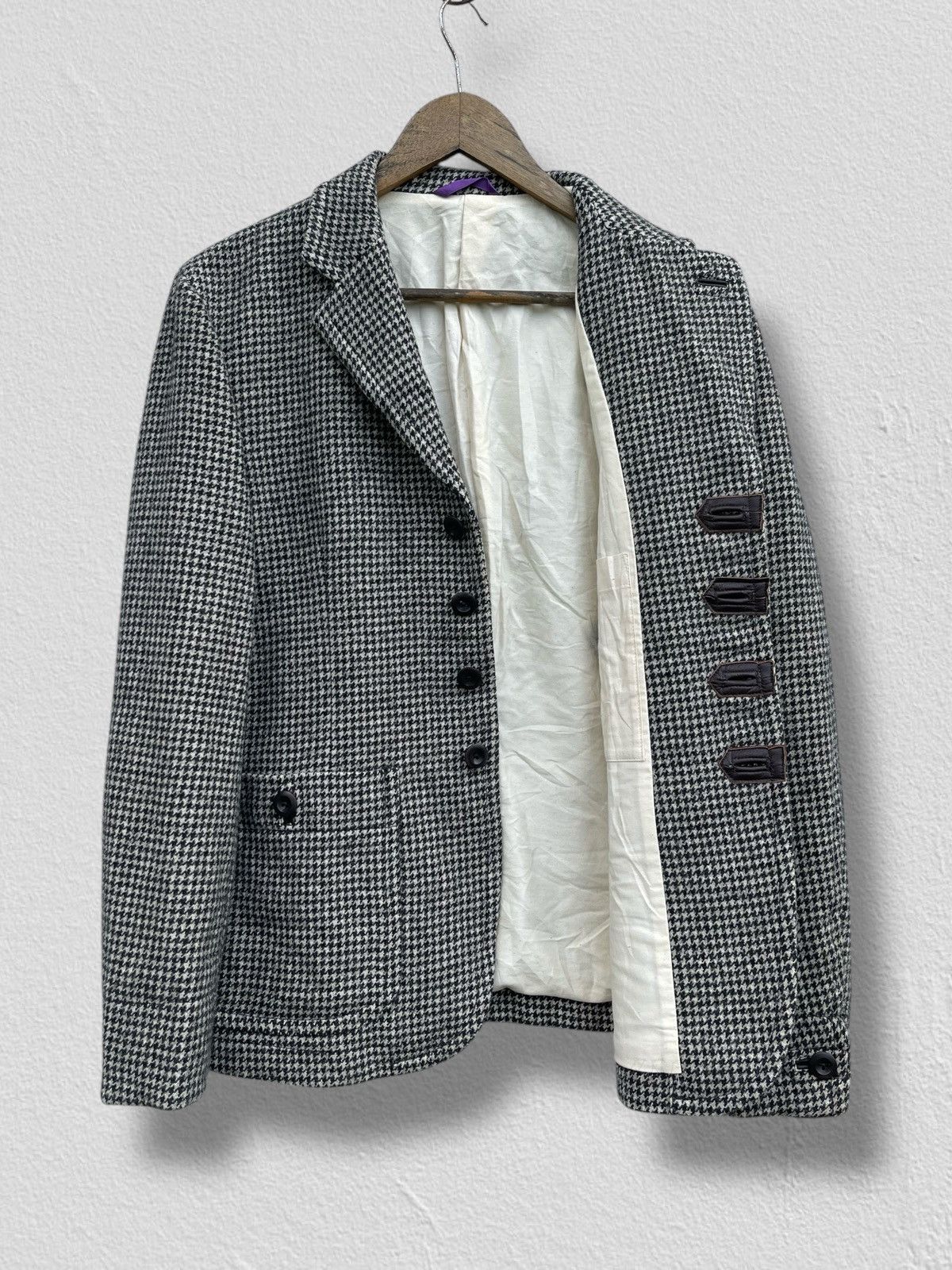 Paul Smith × Vintage 🔥Vintage Paul Smith Men's Diagonal Check Button Jacket Size US M / EU 48-50 / 2 - 3 Thumbnail