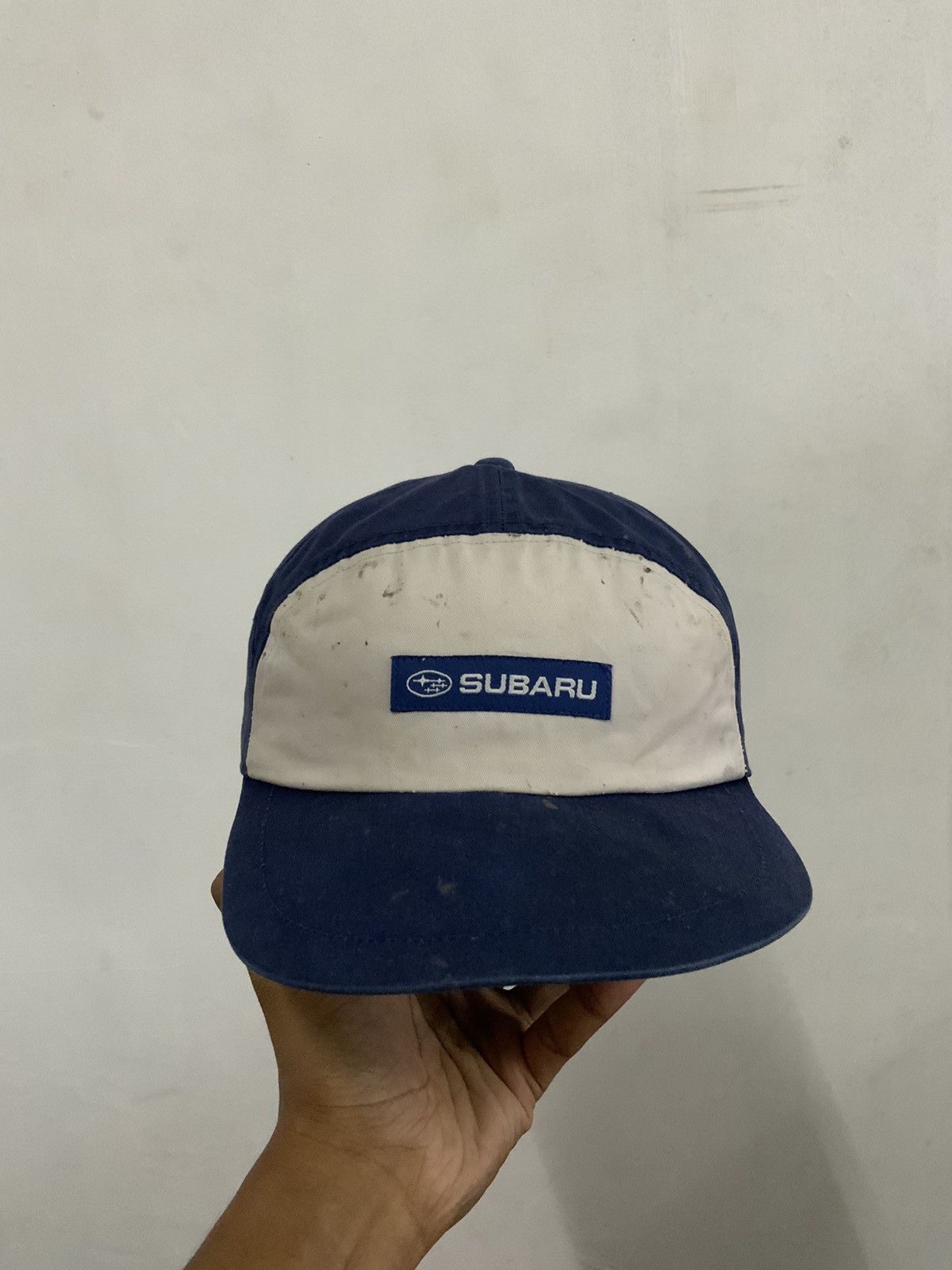 Japanese Brand Vintage Subaru Patches Rusty Indigo Hat Size ONE SIZE - 5 Thumbnail