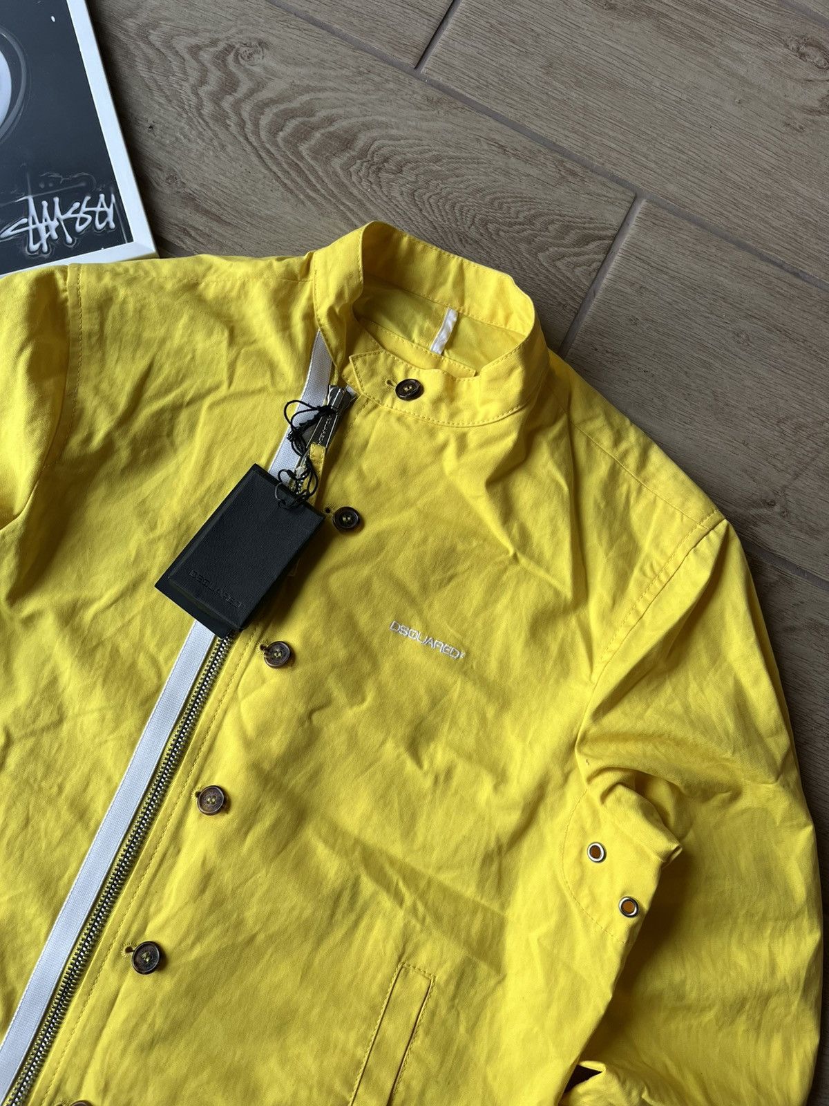 Dsquared2 Dsquared2 Denim Asymmetrical yellow jacket M size Size US M / EU 48-50 / 2 - 1 Thumbnail