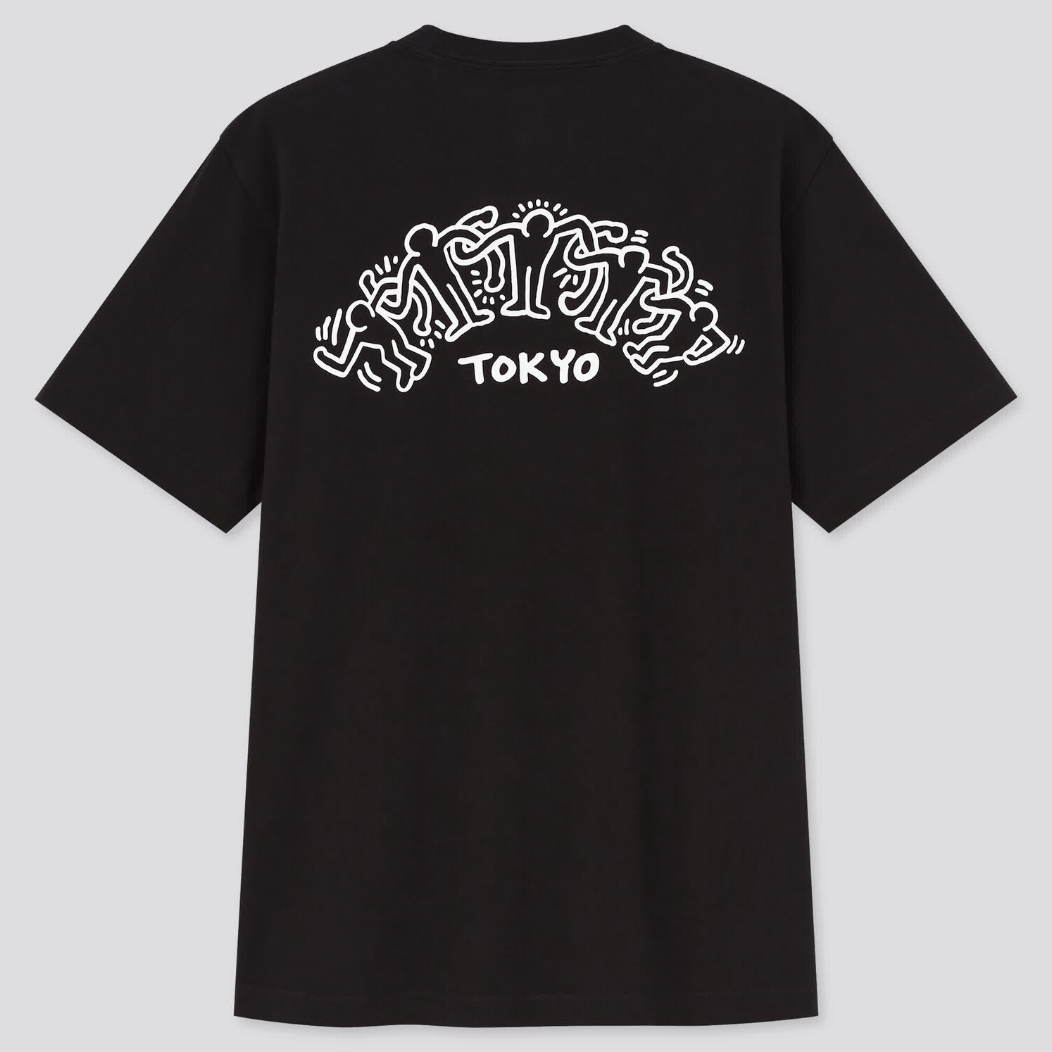 💚 Uniqlo x Keith Haring Tokyo Short Sleeve Tee Black