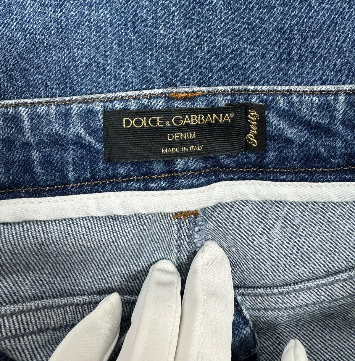 Dolce & Gabbana Dolce & Gabbana Blue Cropped Slim Jeans Stretch size 36 Size 25" / US 0 / IT 36 - 13 Thumbnail