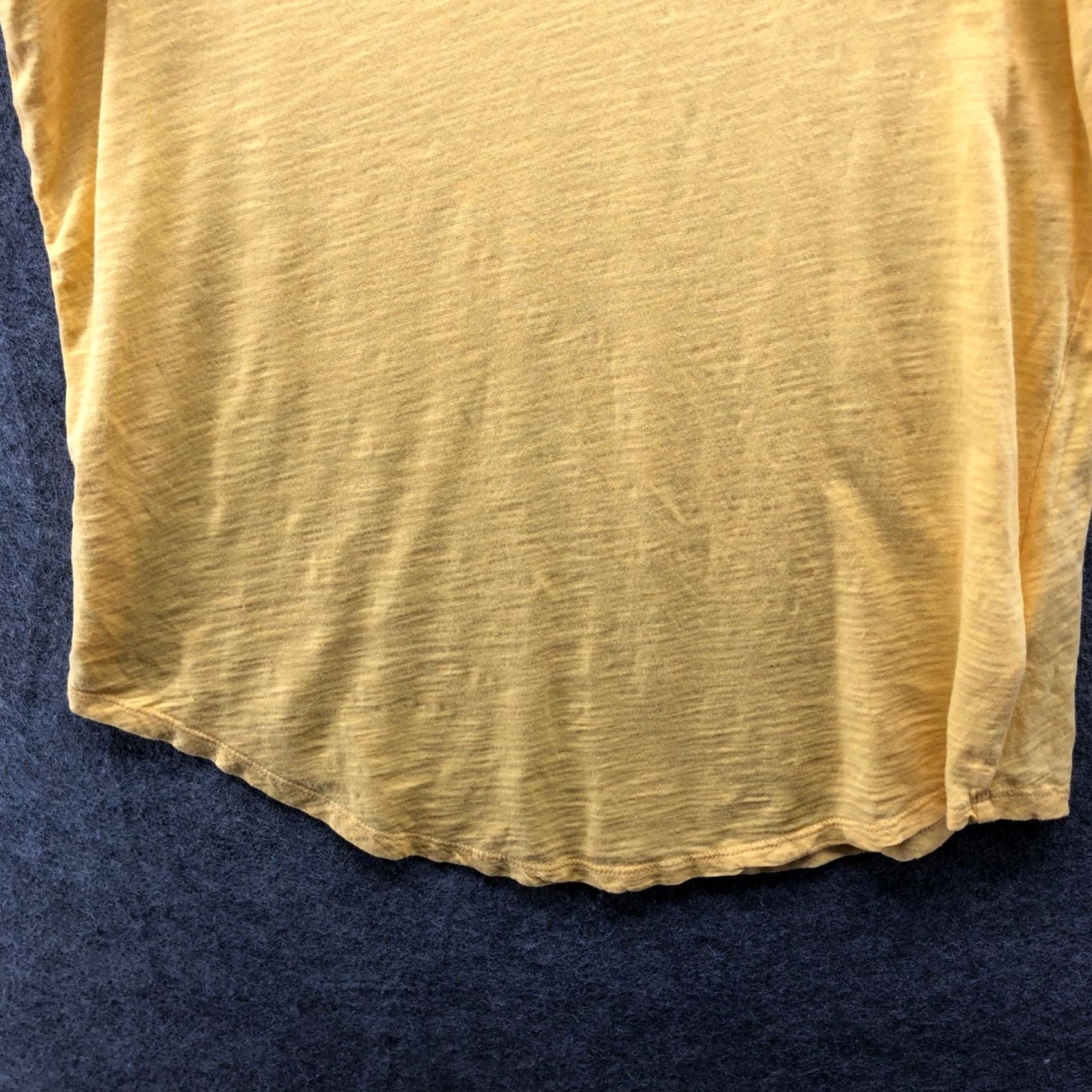 Gap Gap Slub Knit Scoop Neck Tank Top Womens Medium Yellow Cotton Lightweight Sleeveless Tank Top Size M / US 6-8 / IT 42-44 - 4 Thumbnail