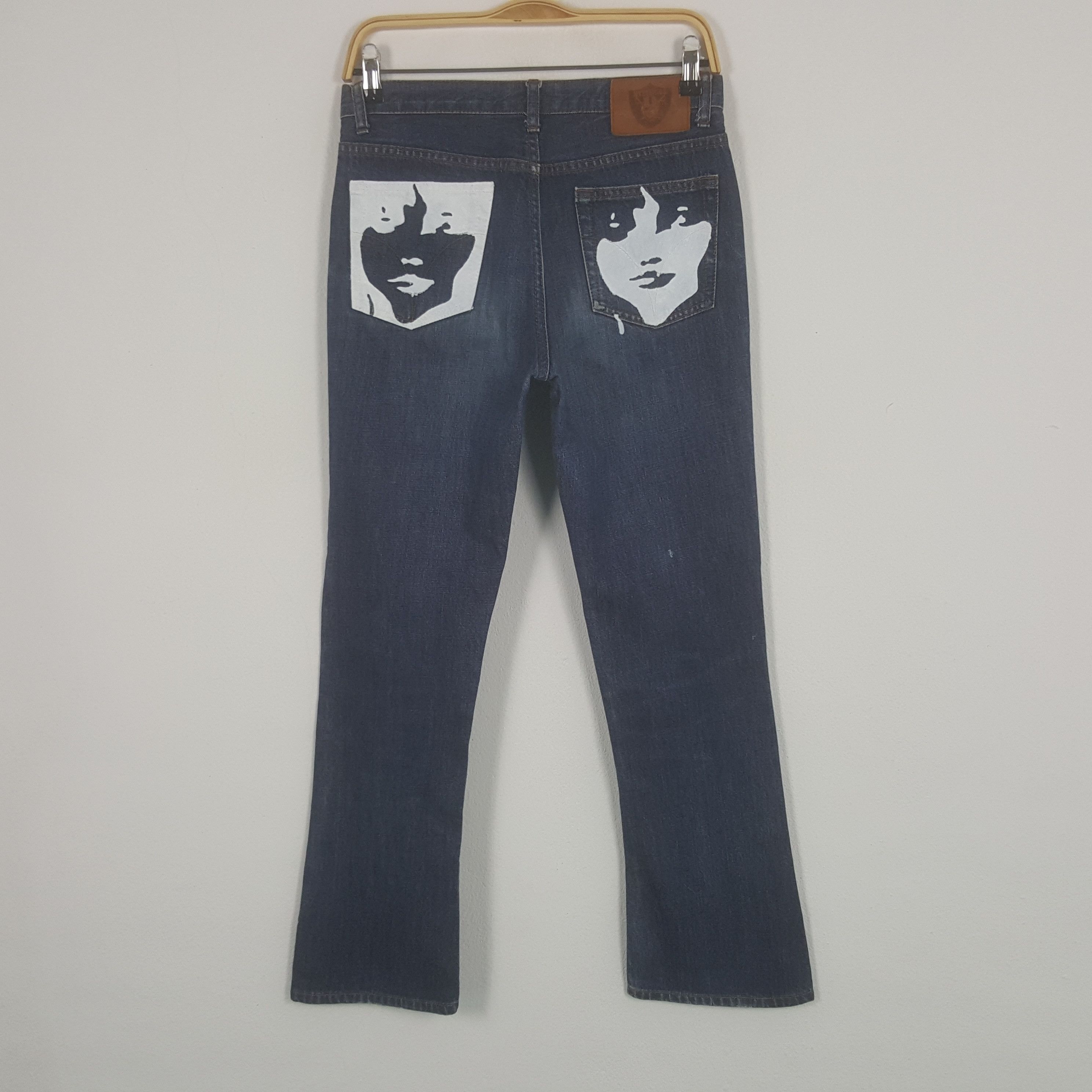 Hysteric Glamour × Vintage Vintage Hysteric Glamour Custom Art Logo Pocket Denim Jeans Size 28" / US 6 / IT 42 - 1 Thumbnail