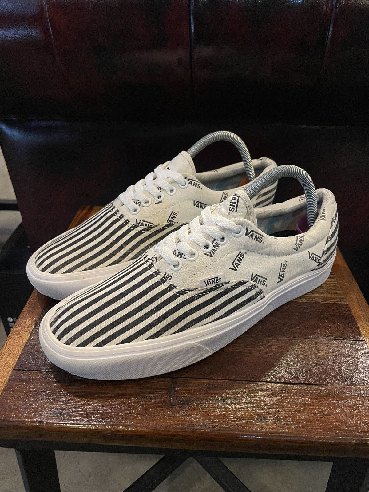 Vans Vans ComfyCush Era 'All Over Logo - Marshmallow' Size US 9 / EU 42 - 1 Thumbnail