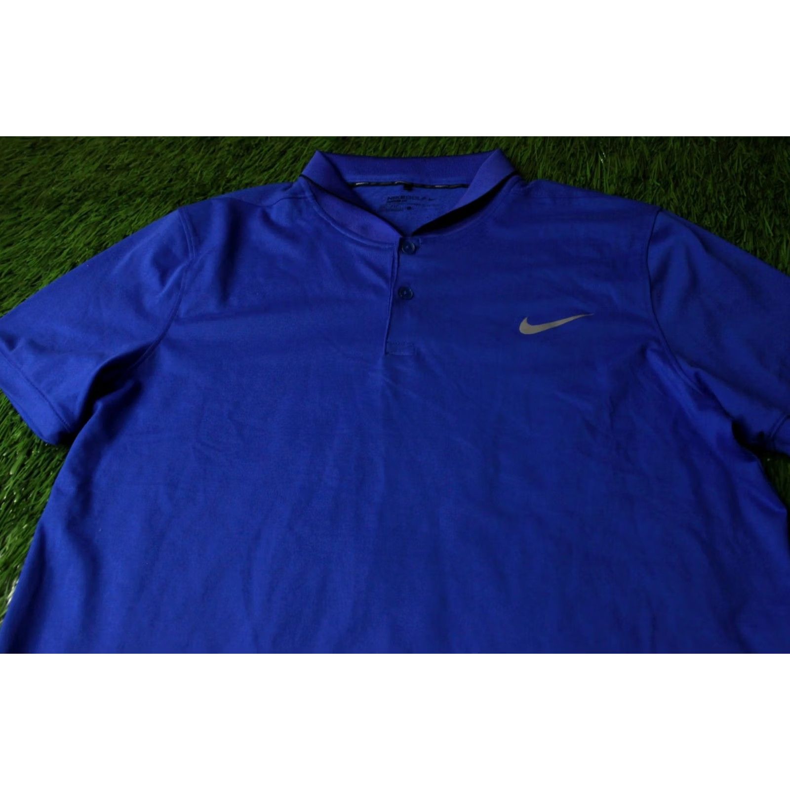 Nike Nike Golf Modern Fit Polo Shirt Mens L Blue Polo Shirt Diamond Sportswear 2016 Nike Golf Size US L / EU 52-54 / 3 - 2 Thumbnail