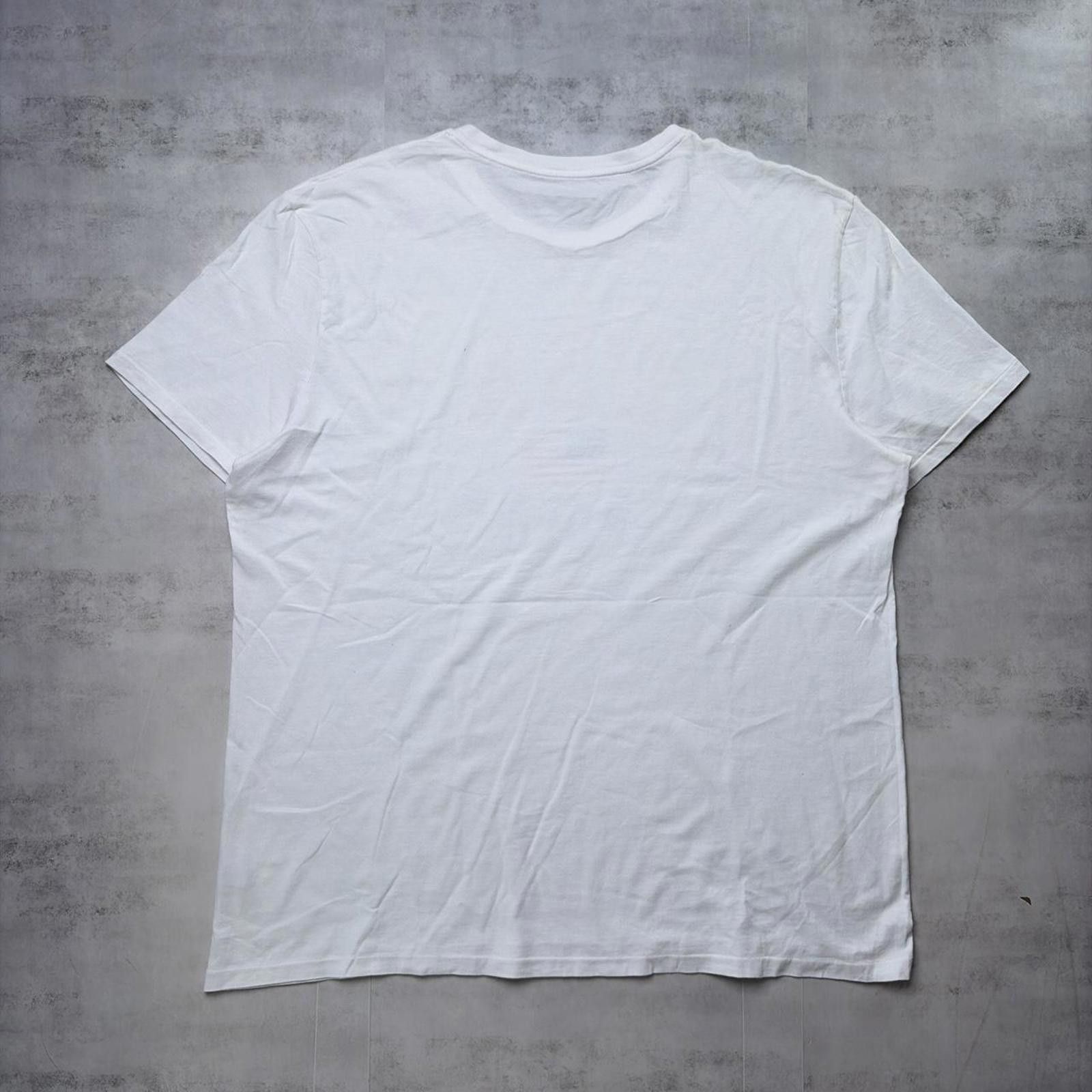 Polo Ralph Lauren Y2K White Polo Ralph Lauren USA Flag T-Shirt Size US XXL / EU 58 / 5 - 7 Thumbnail